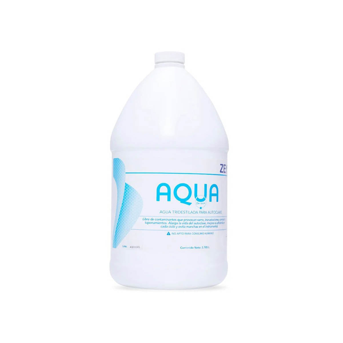 Agua tridestilada desionizada Aqua