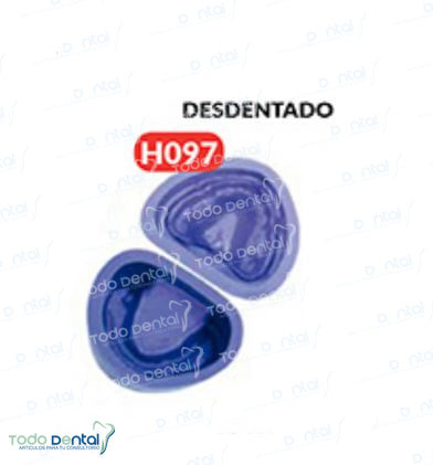 Zocalo para modelar desdentado (superior e inferior)