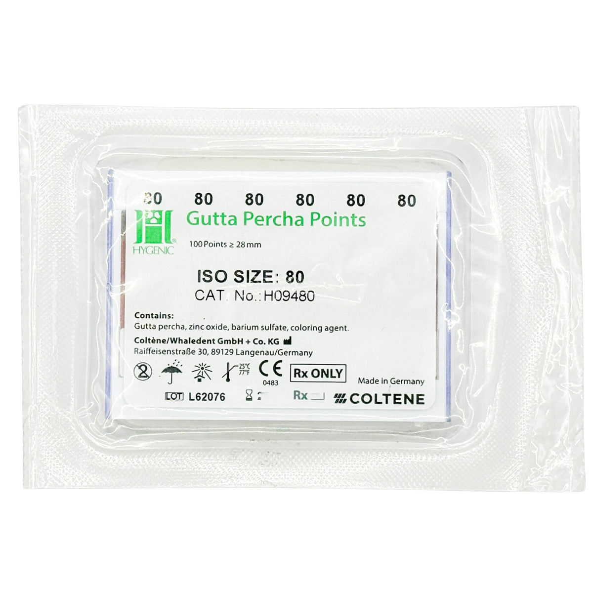 Puntas de gutapercha Hygenic Coltene
