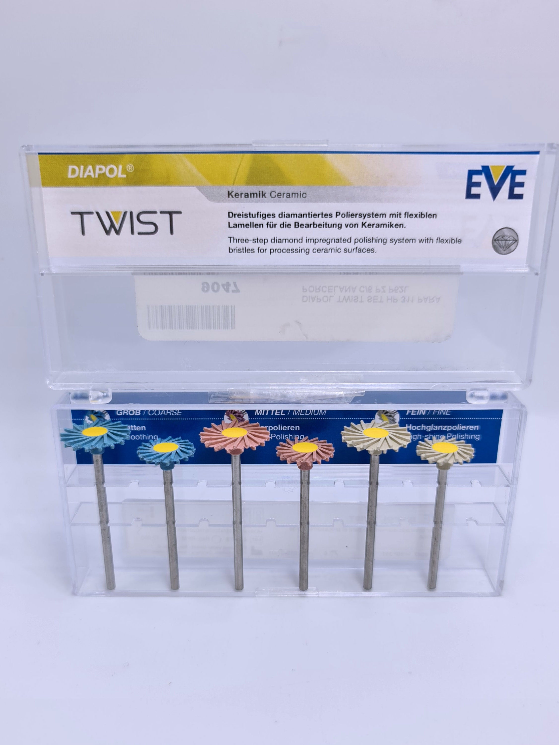 Diapol twist set hp 311 para porcelana c/6 pz p52l