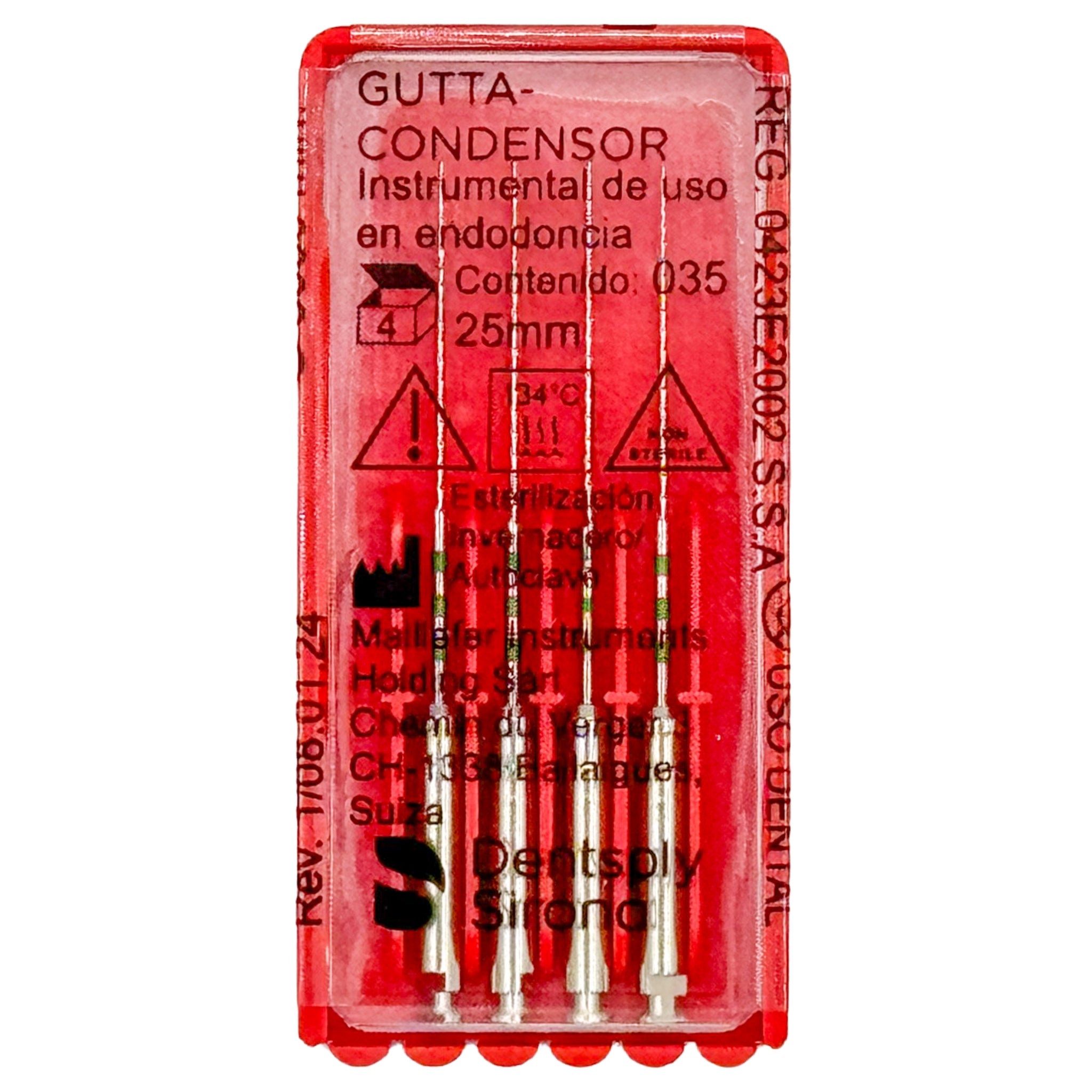 Gutta-condensador no. 35 (25mm.) c/4