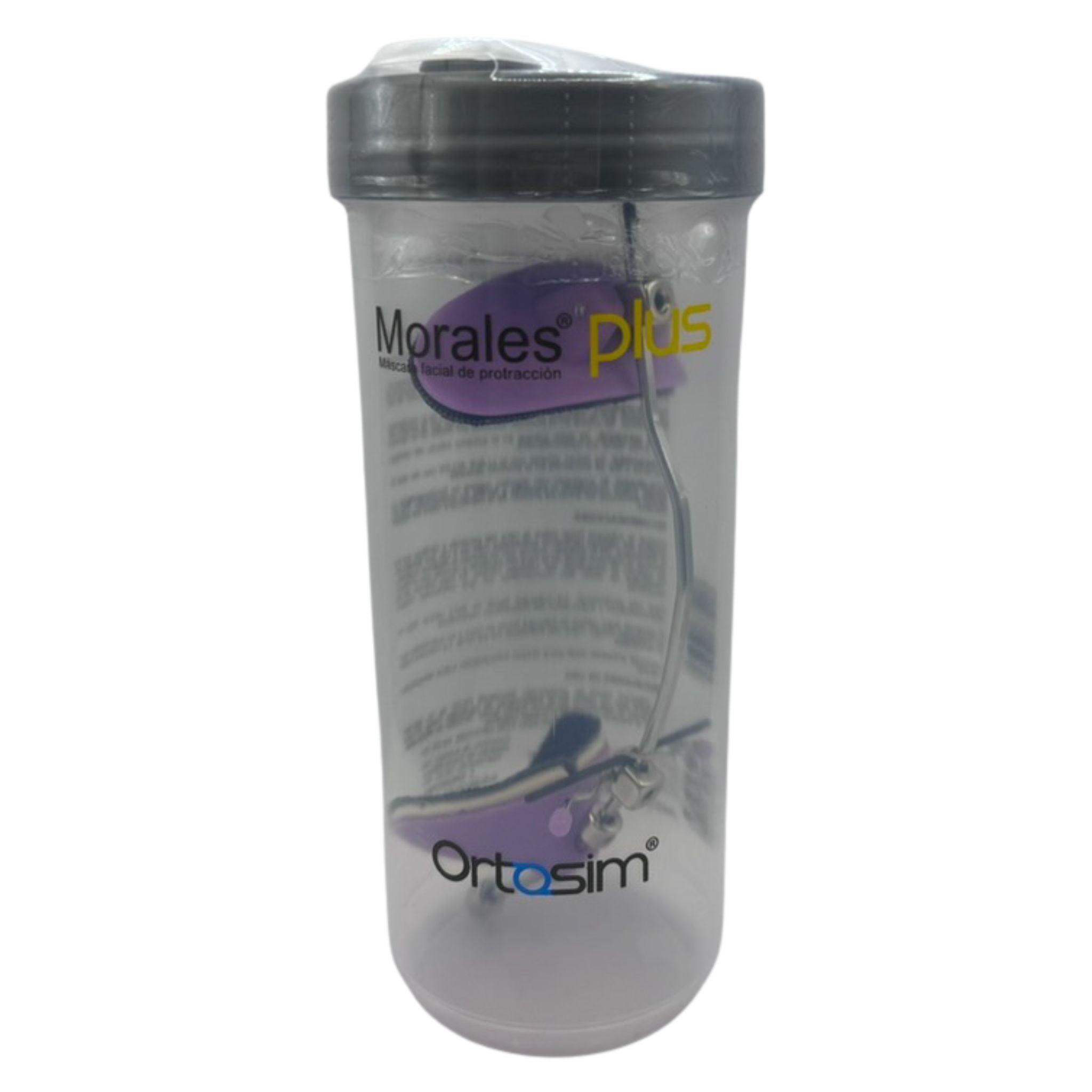 Mascara facial plus con bastago cuadrado morado