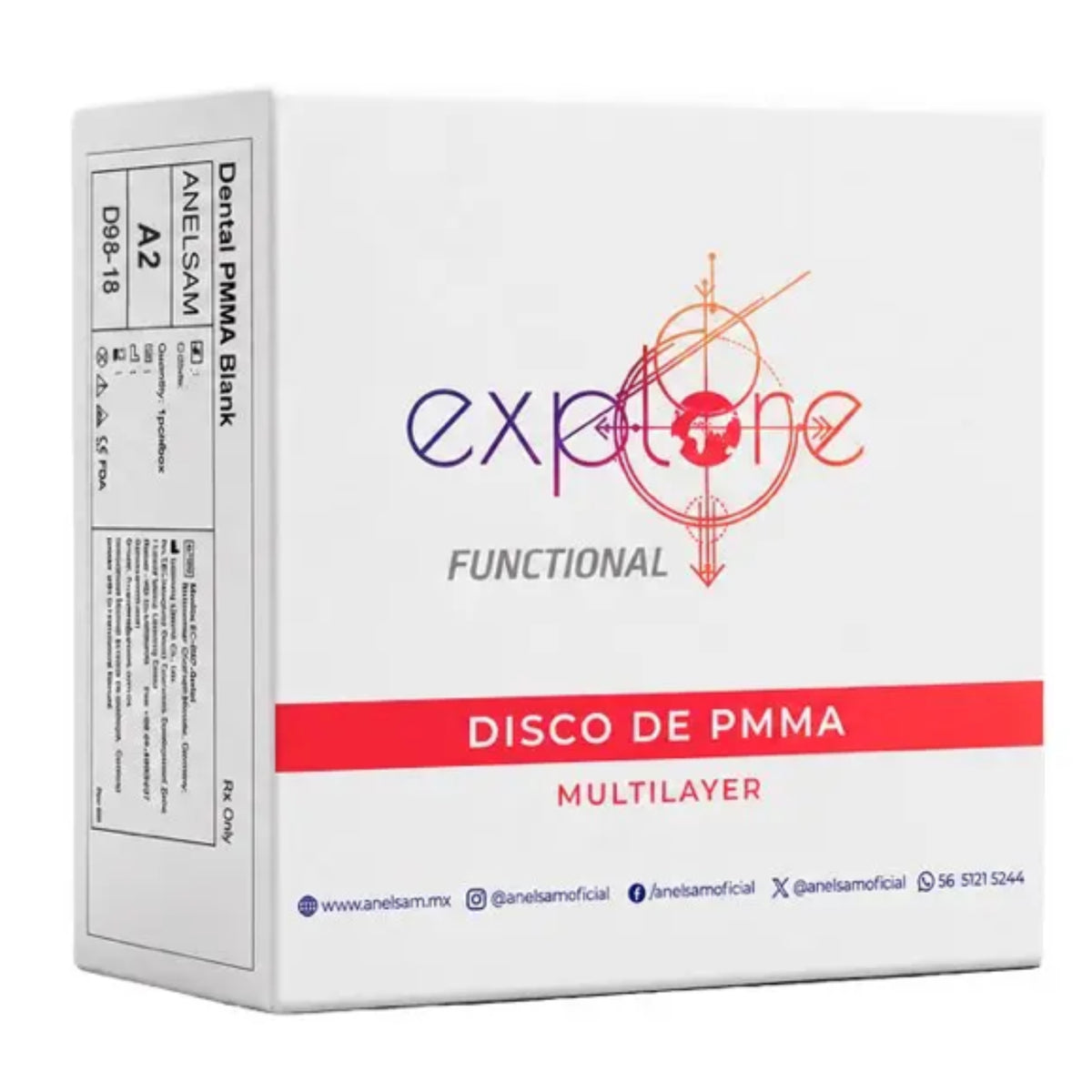 Disco pmma multilayer 98x18 a2 anelsam