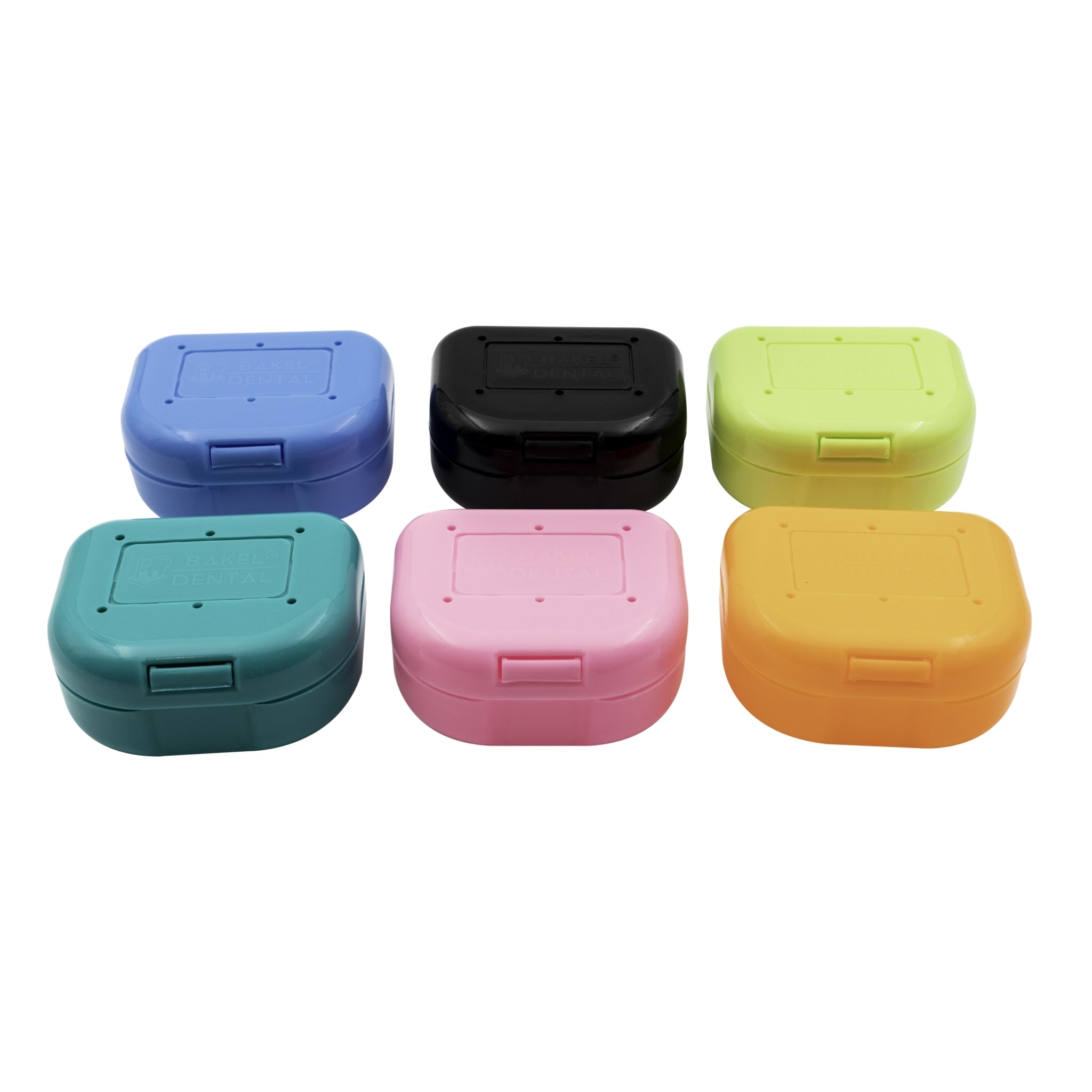 Caja guarda p/ortodoncia cuadrada alta (30 piezas)