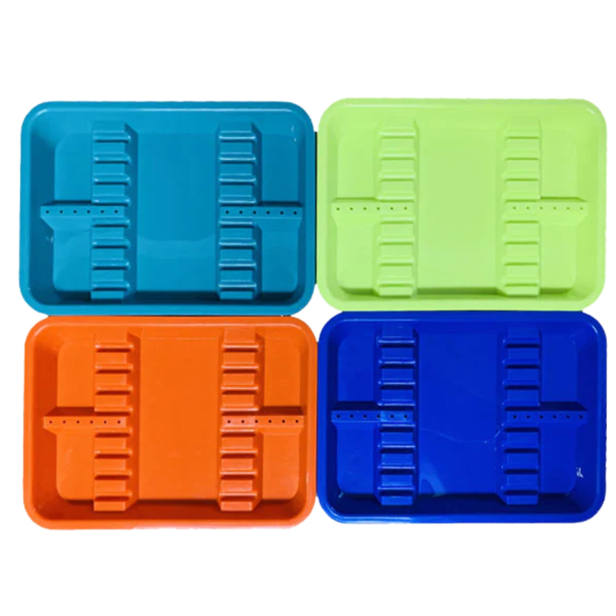 Charola para instrumental con divisiones chica