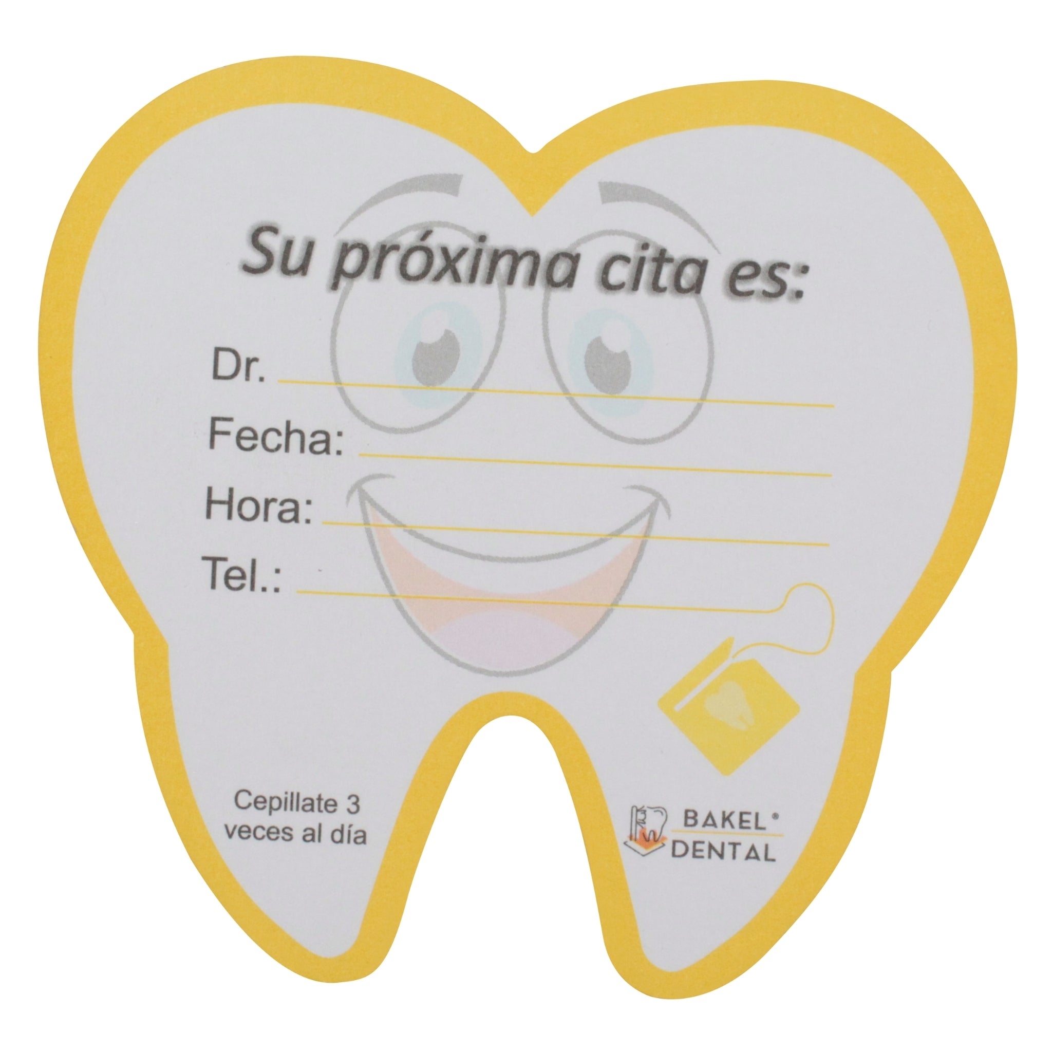 Block de citas muelitas 1 paquetito