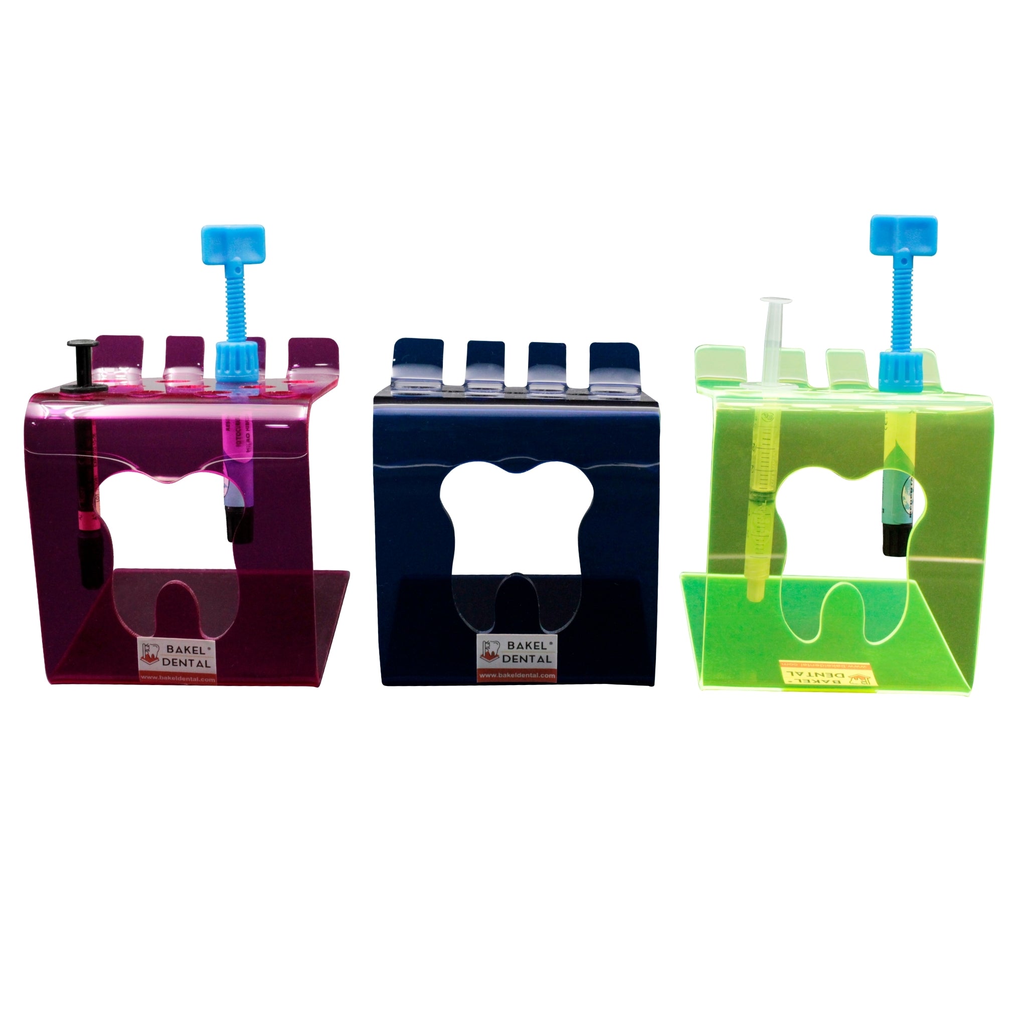 Porta jeringas de plastico