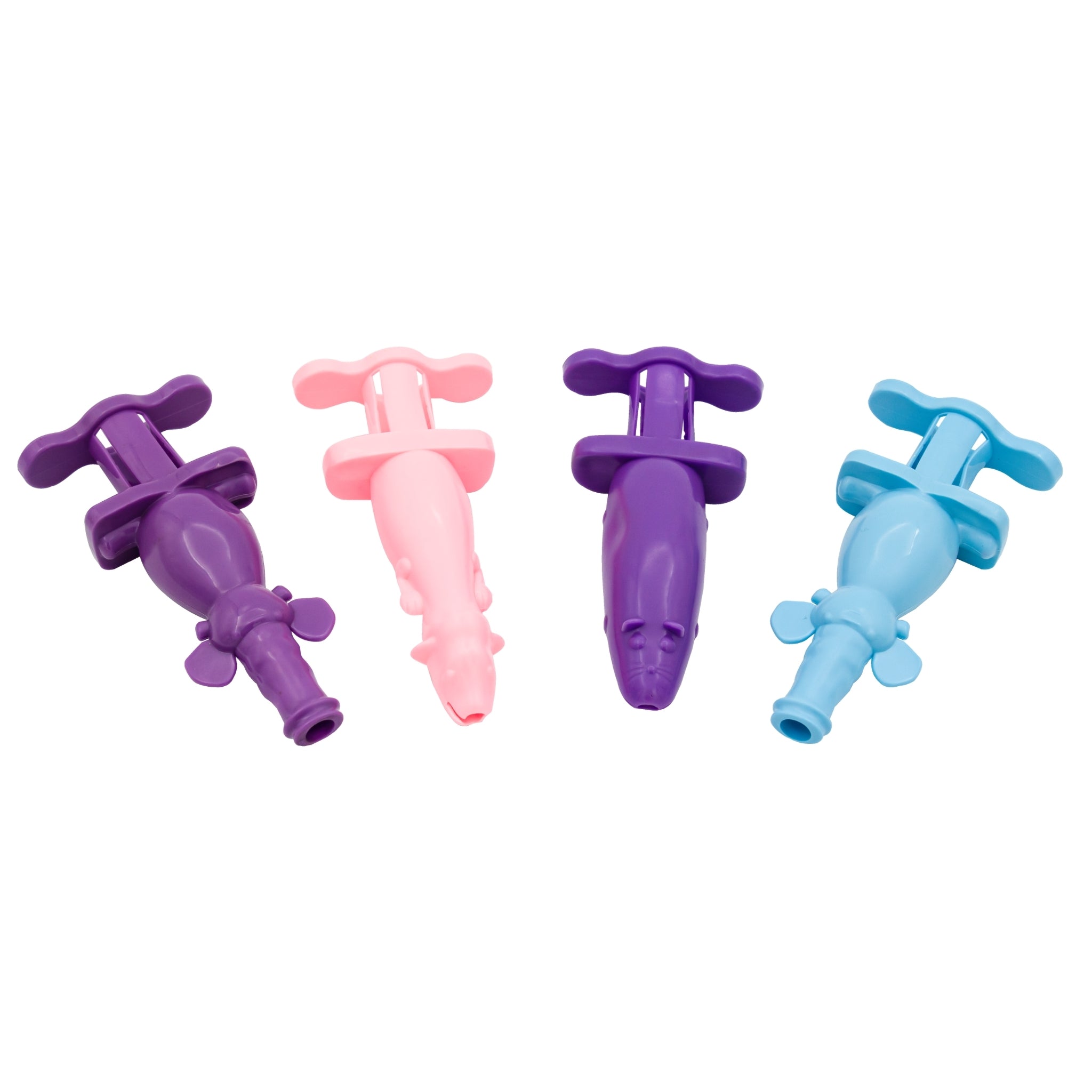 Cubre jeringa forma de animalitos 4 pzas