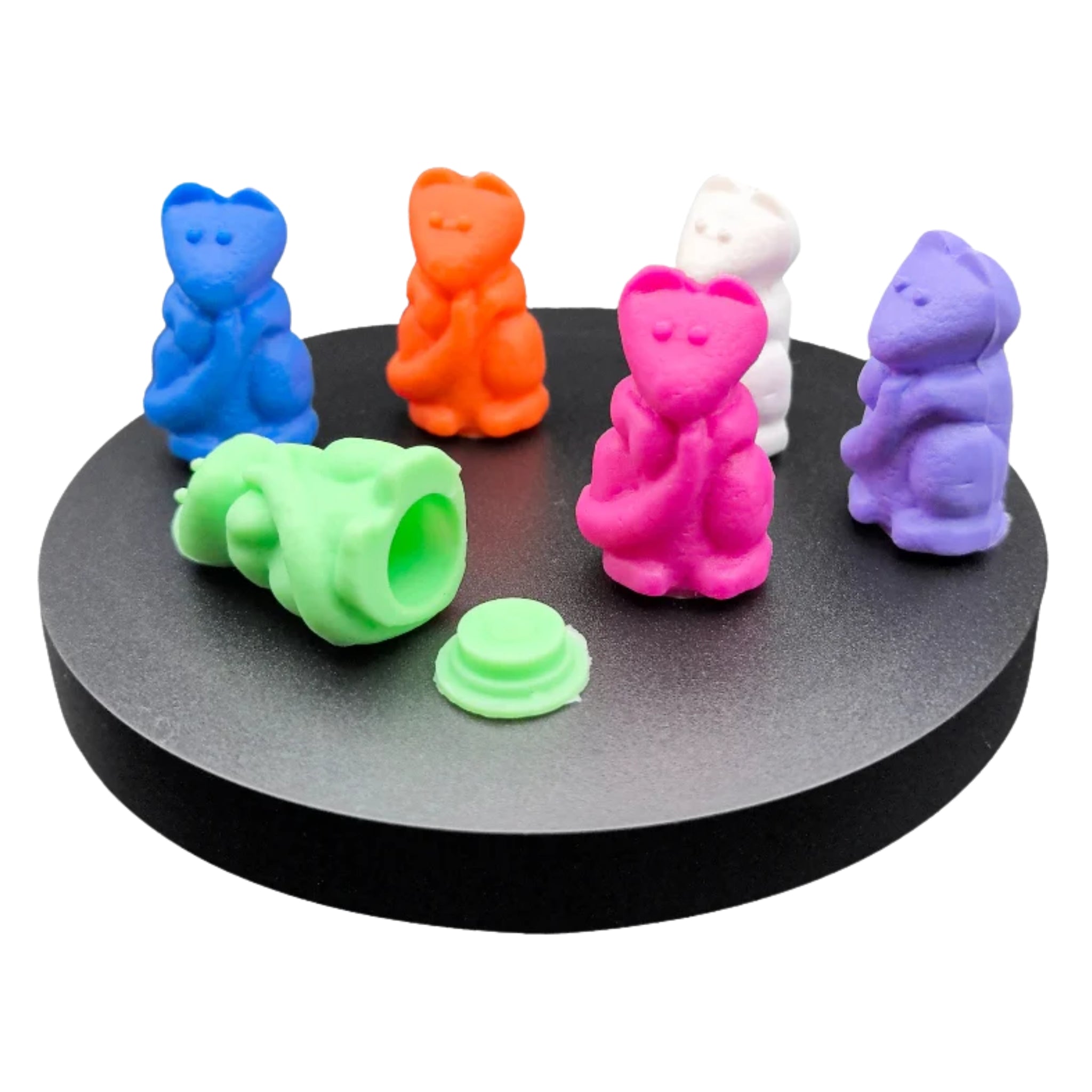 Cofres de raton grande sentado de colores c/24 piezas