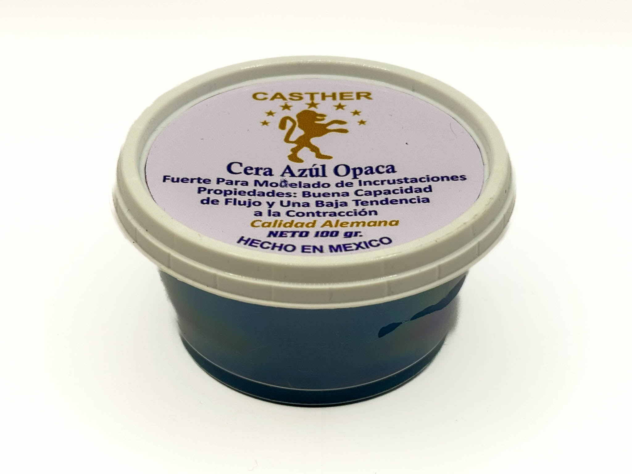 Cera modelar azul opaca