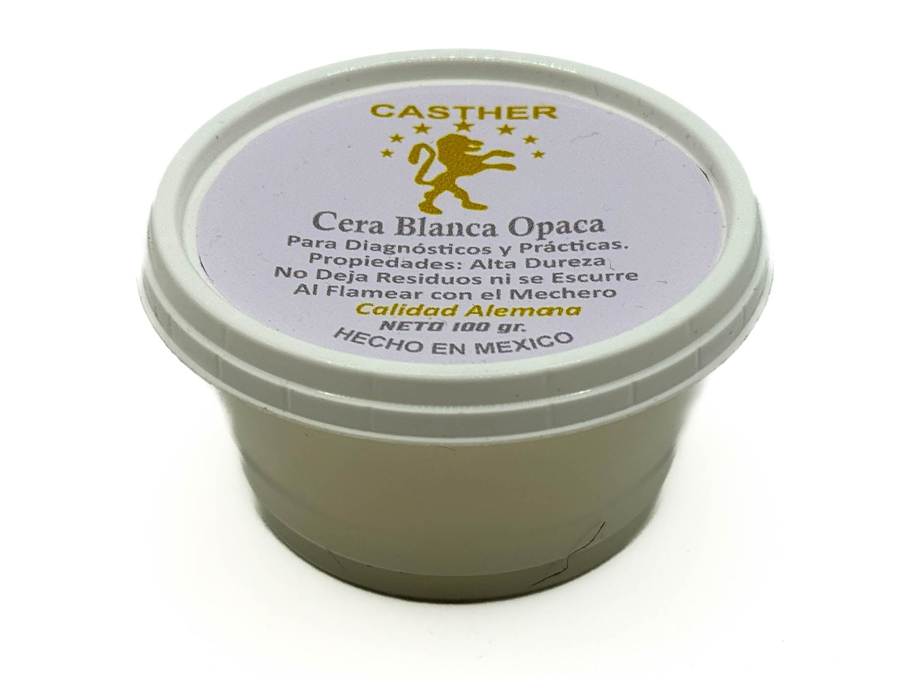 Cera modelar blanca opaco