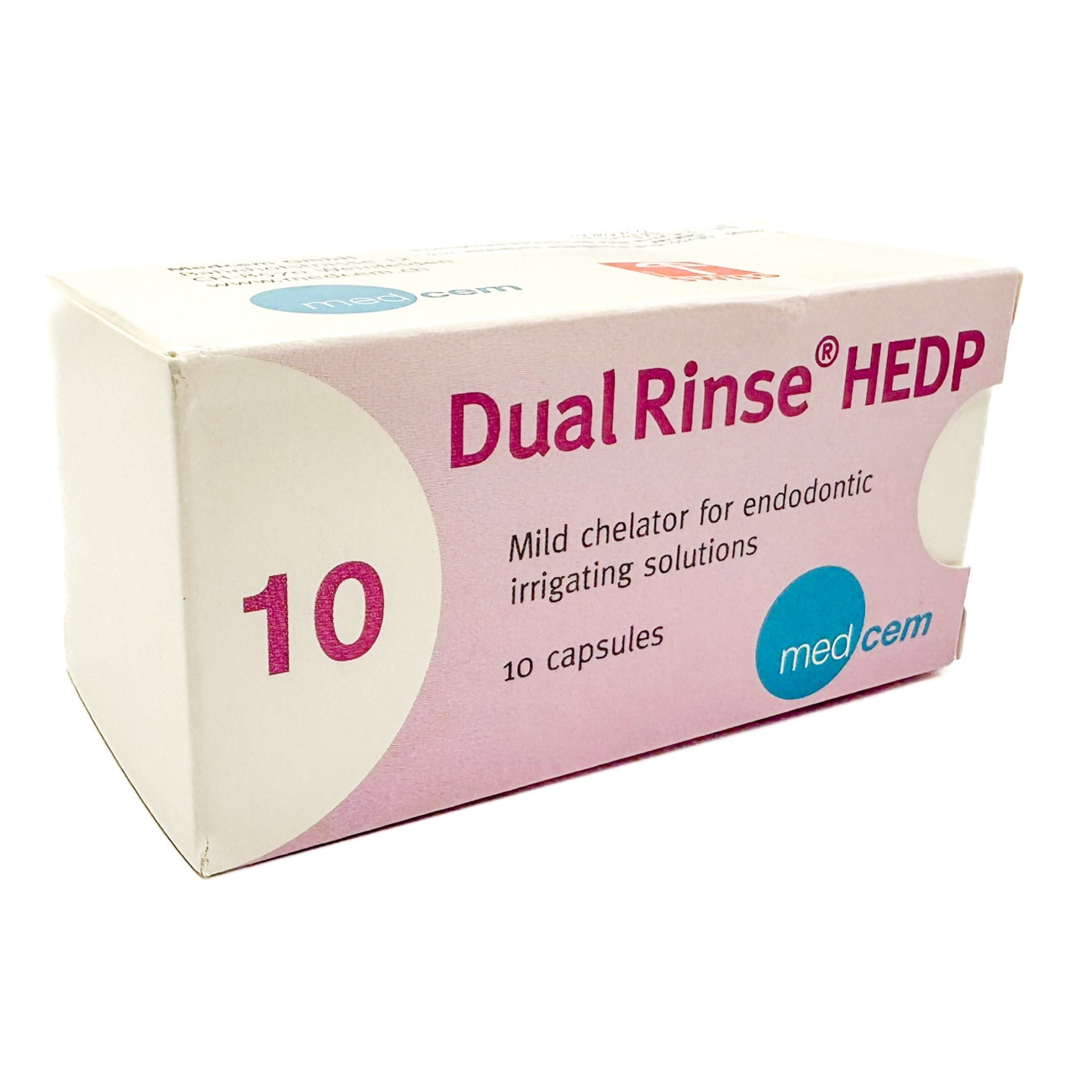 Dual RinseHEDP Contenedor con 10 capsulas