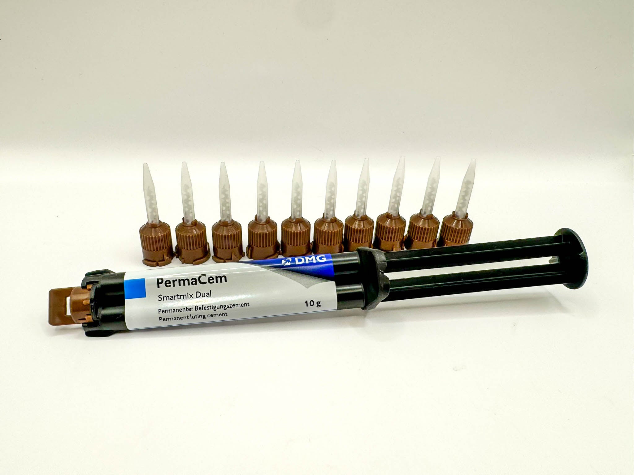 Permacem - cemento de polimerizacion dual 10gr + 10 puntas