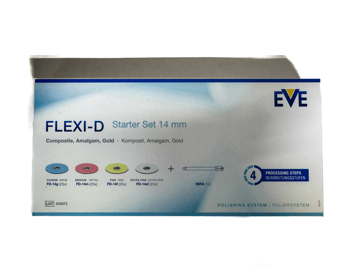 Flexi-d starter set 14 mm 100 pz + mandril 95ra p34d