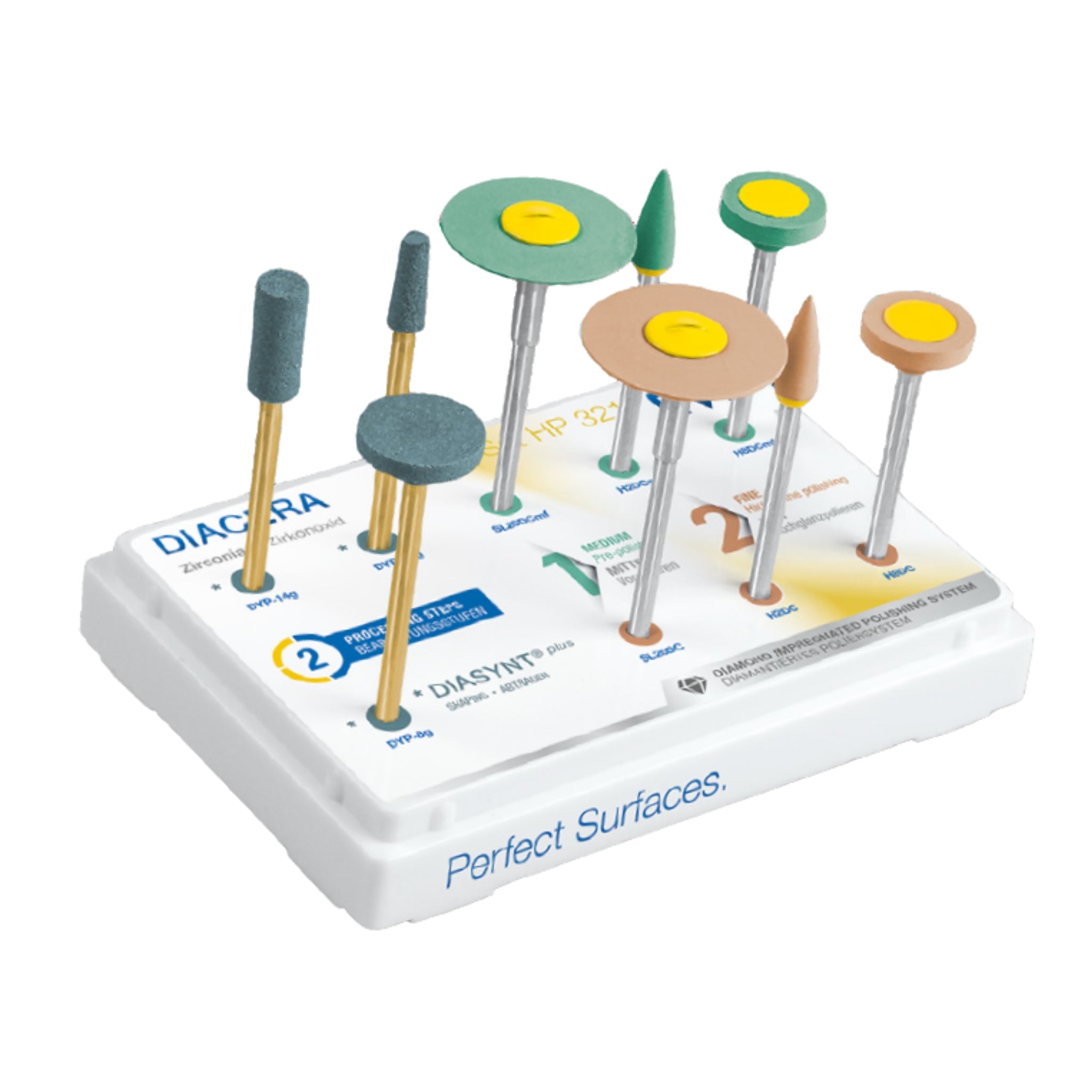 Diacera set para zirconia hp 321 c/9 pz p55l