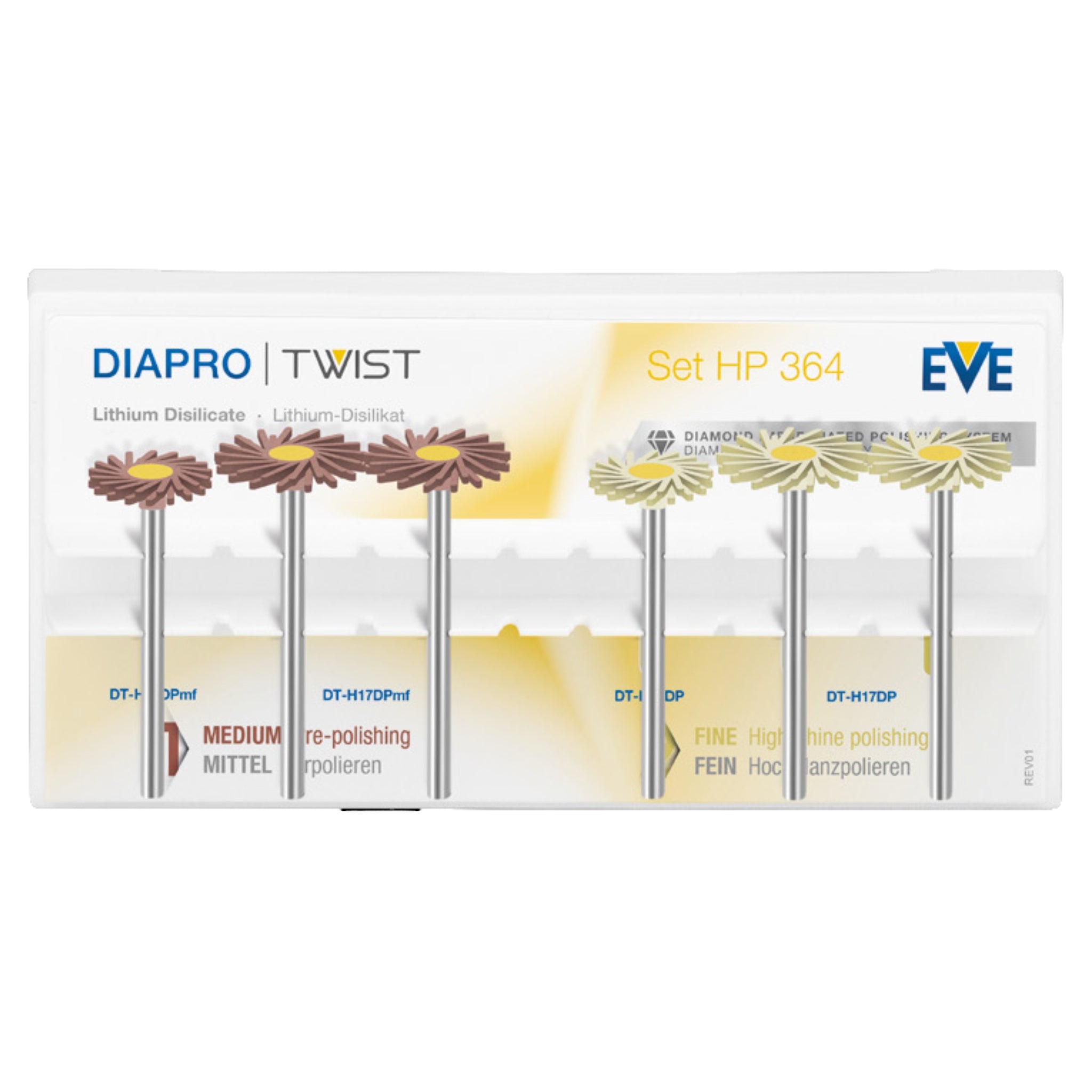 Diapro twist set para disilicato hp c/6 pz p54l