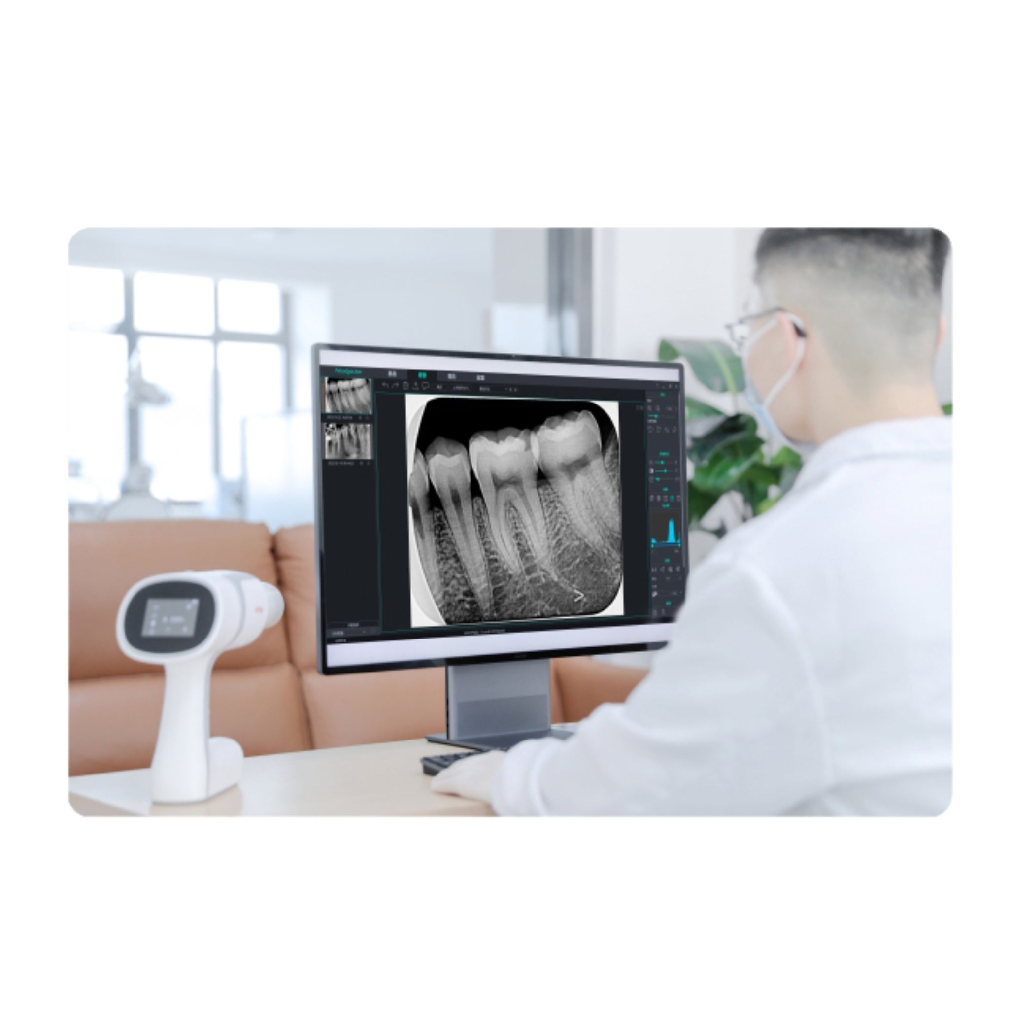 Rayos x portatil de pistola blanco woodpecker (garantia de 1 año)