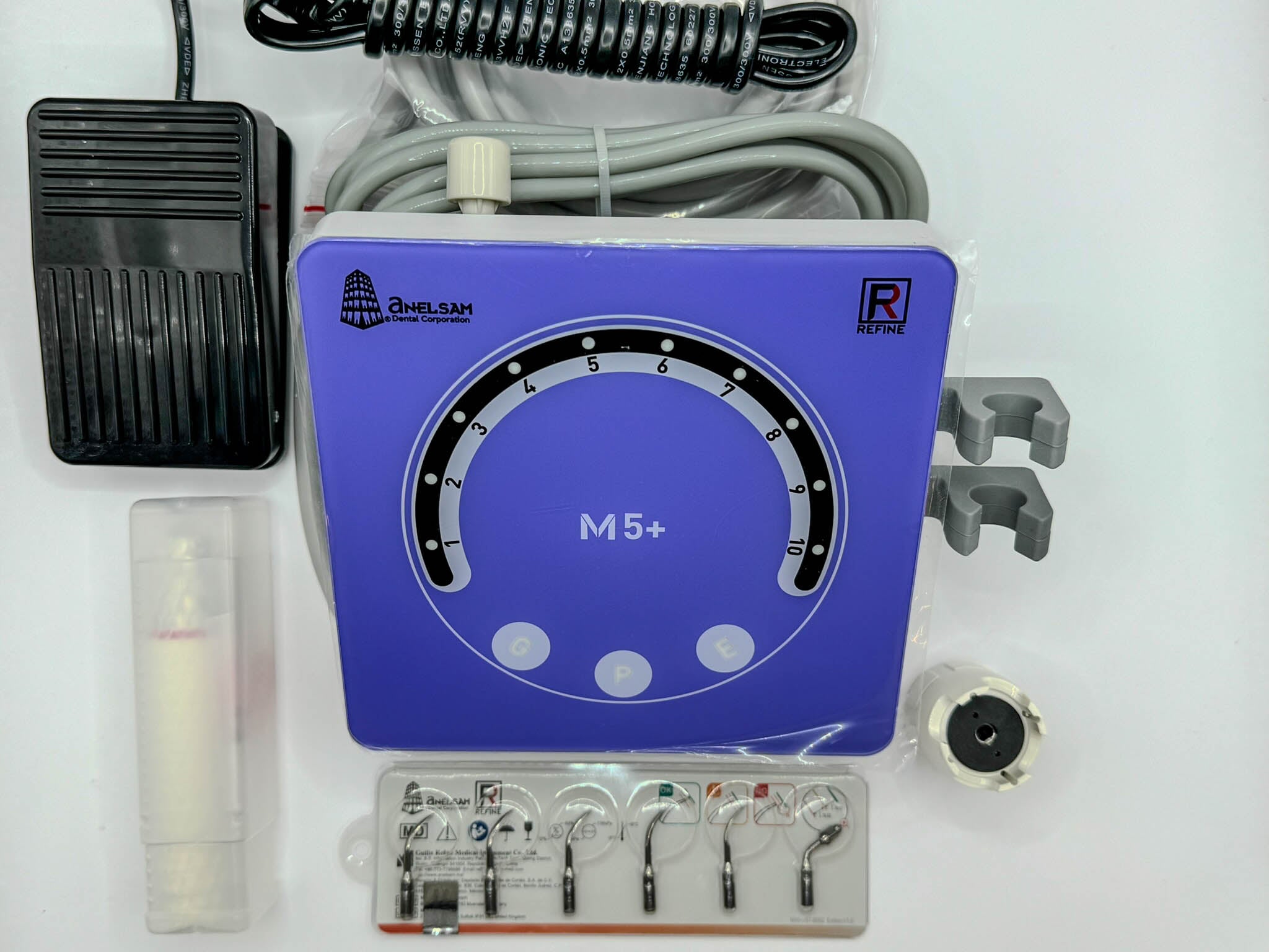 Escariador ultrasonico m5 morado anelsam (garantia de 6 meses)