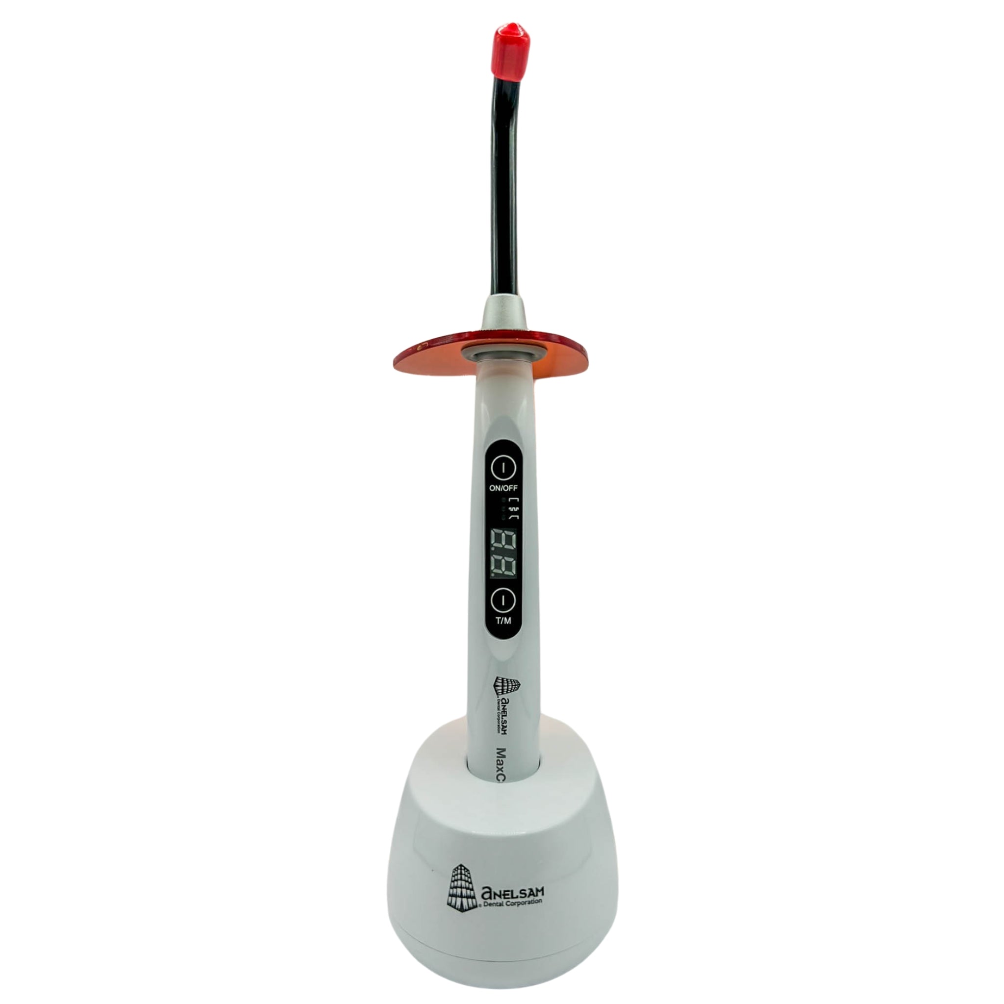Lampara curing light max cure 3 c/base blanco anelsam (garantia de 1 año)