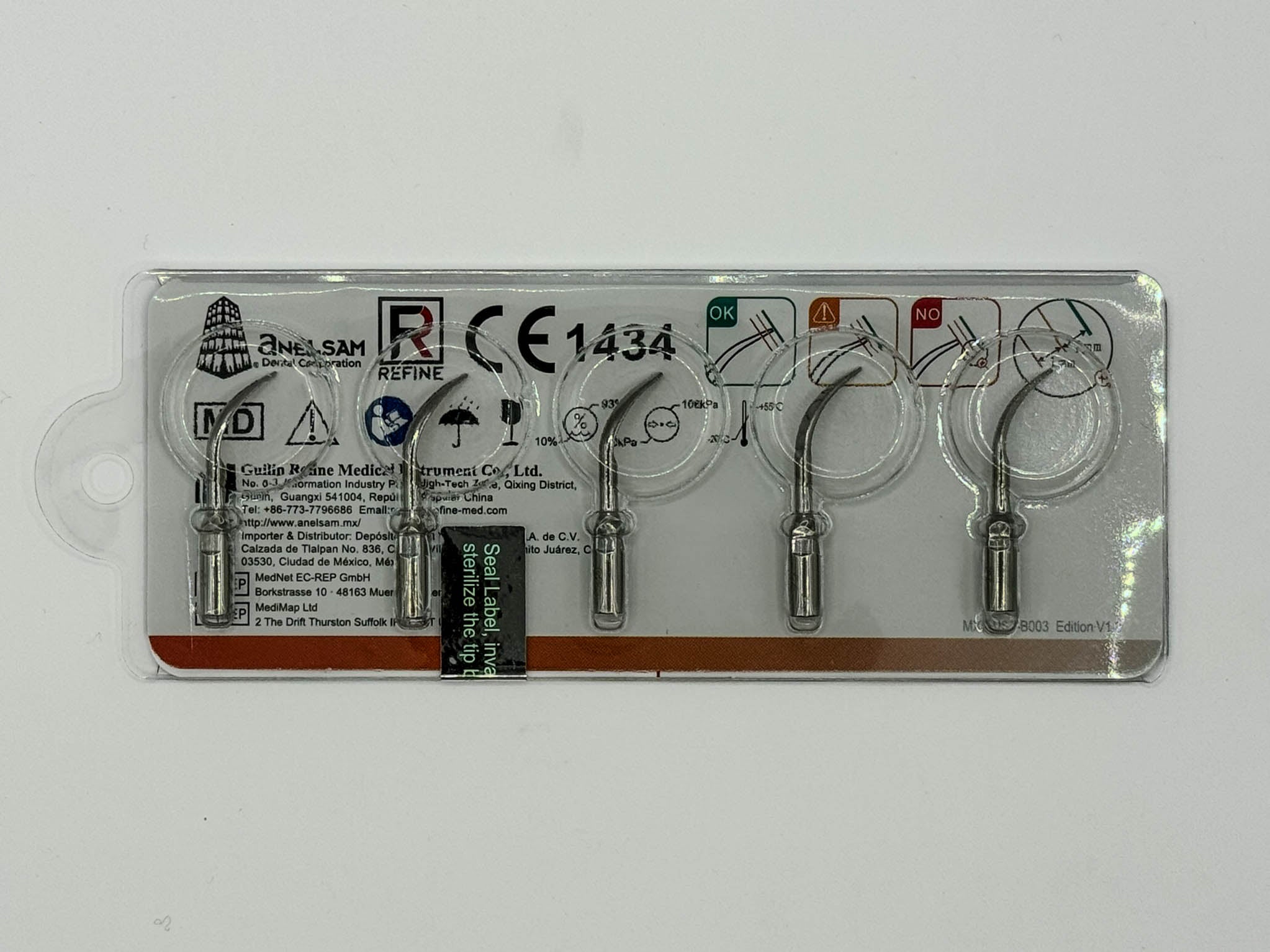 Punta con 5 para escariador anelsam