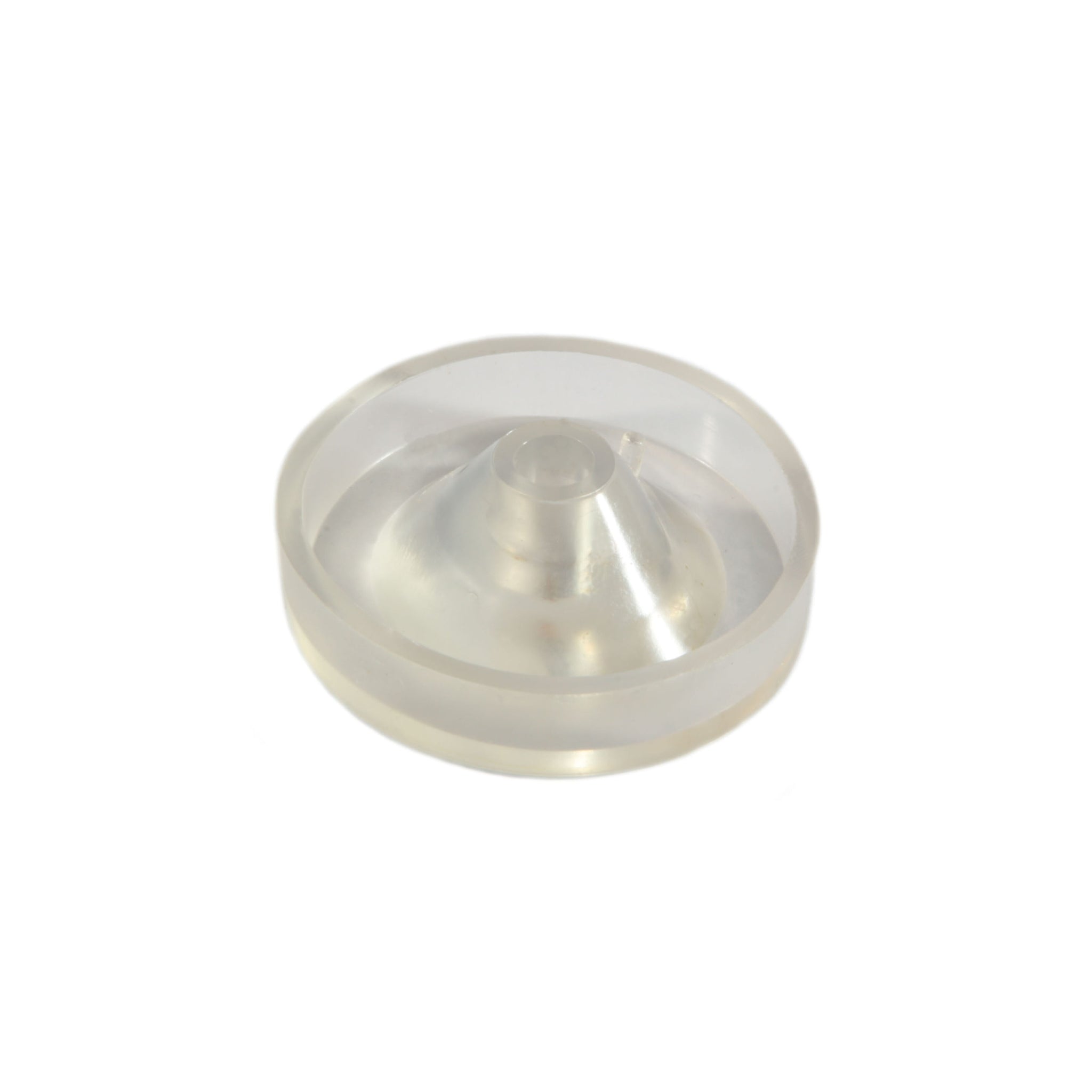 Peana de hule chica con ceja de1 1/2