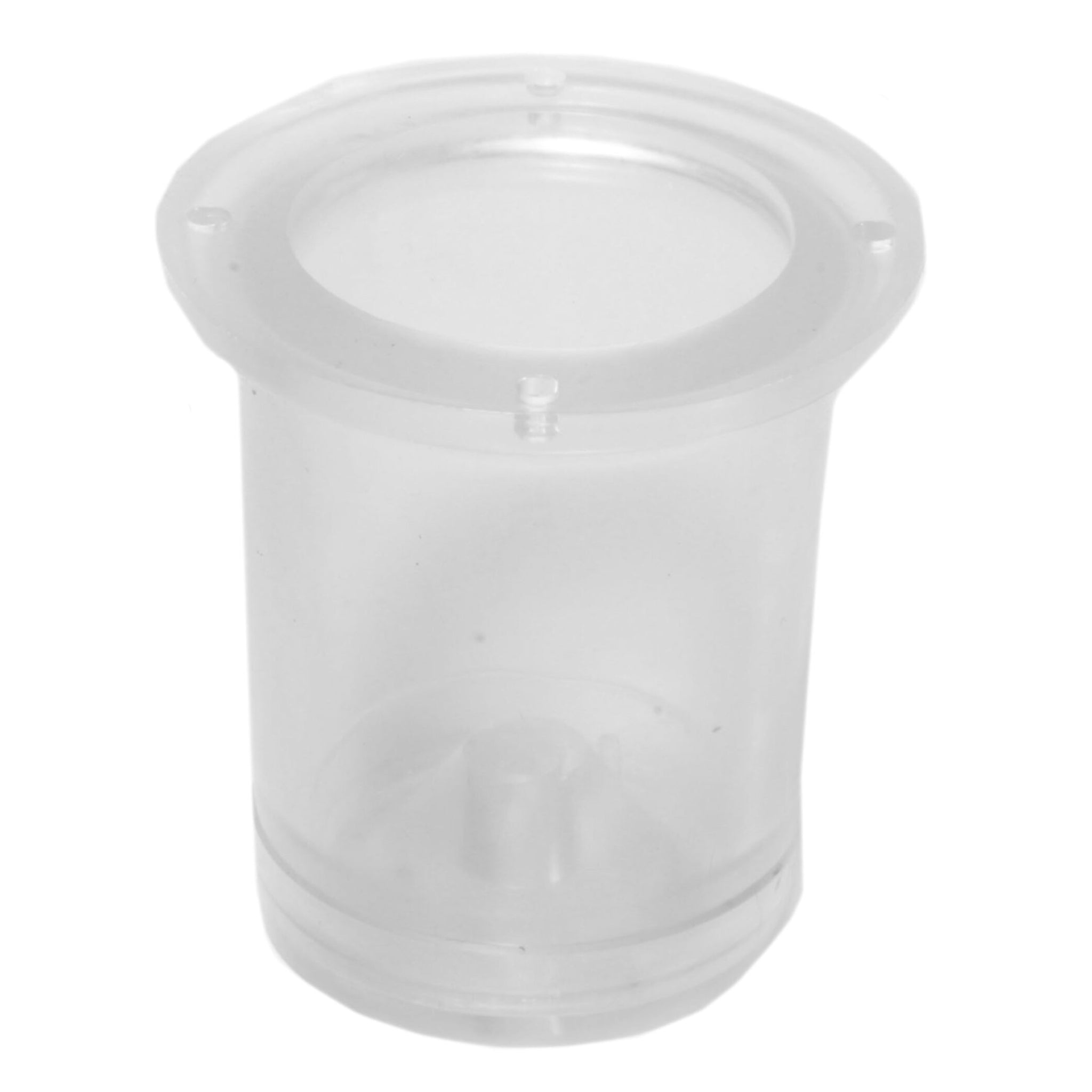 Cubilete para laboratorio transparente chico de 1 1/2