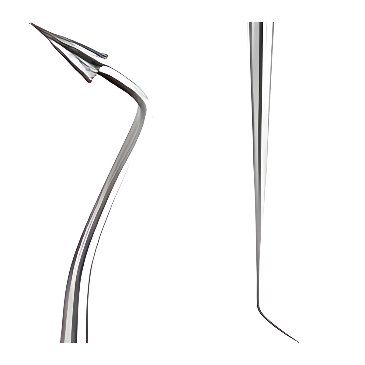 Espatula acero inox. dietschi 1/2 para resina mango 8 - detalle