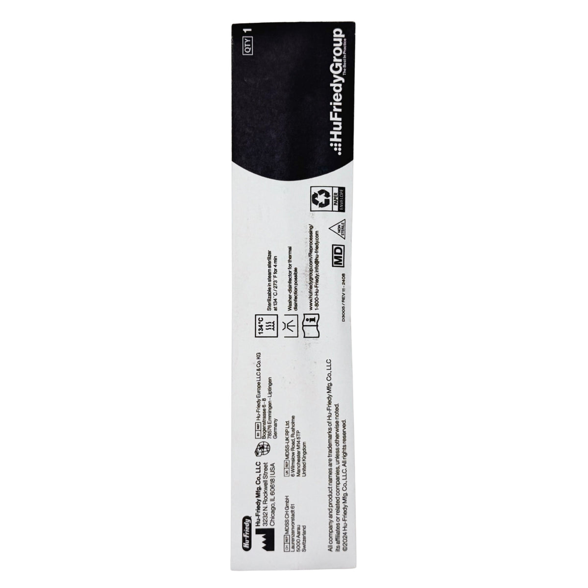 Pinza adson 41 sin dientes (12cm) hu-friedy — HUTP41