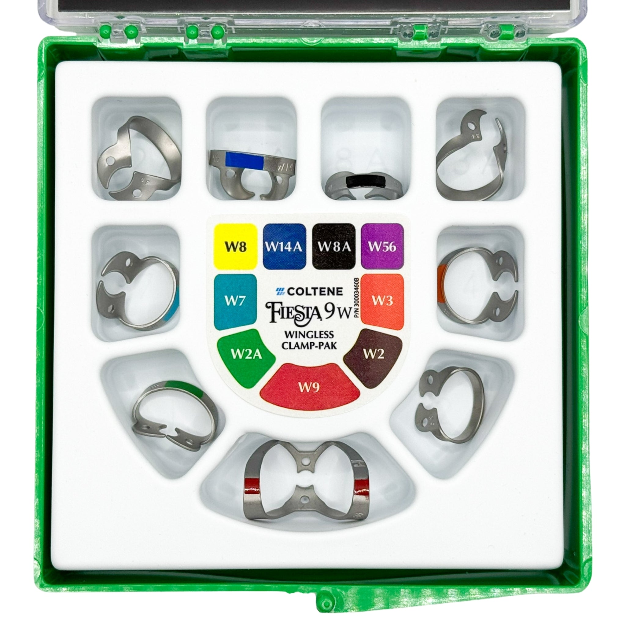 Estuche grapas fiesta hygenic sin aleta en org. plastico