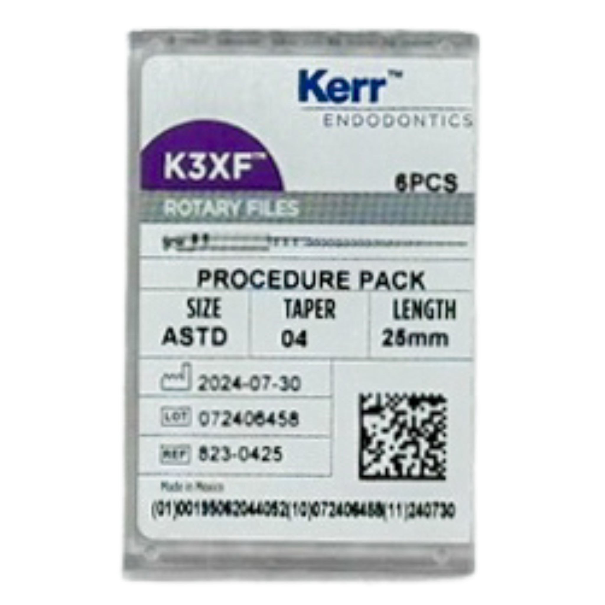 Lima Rotatoria K3XF - Procedimiento .04/25mm