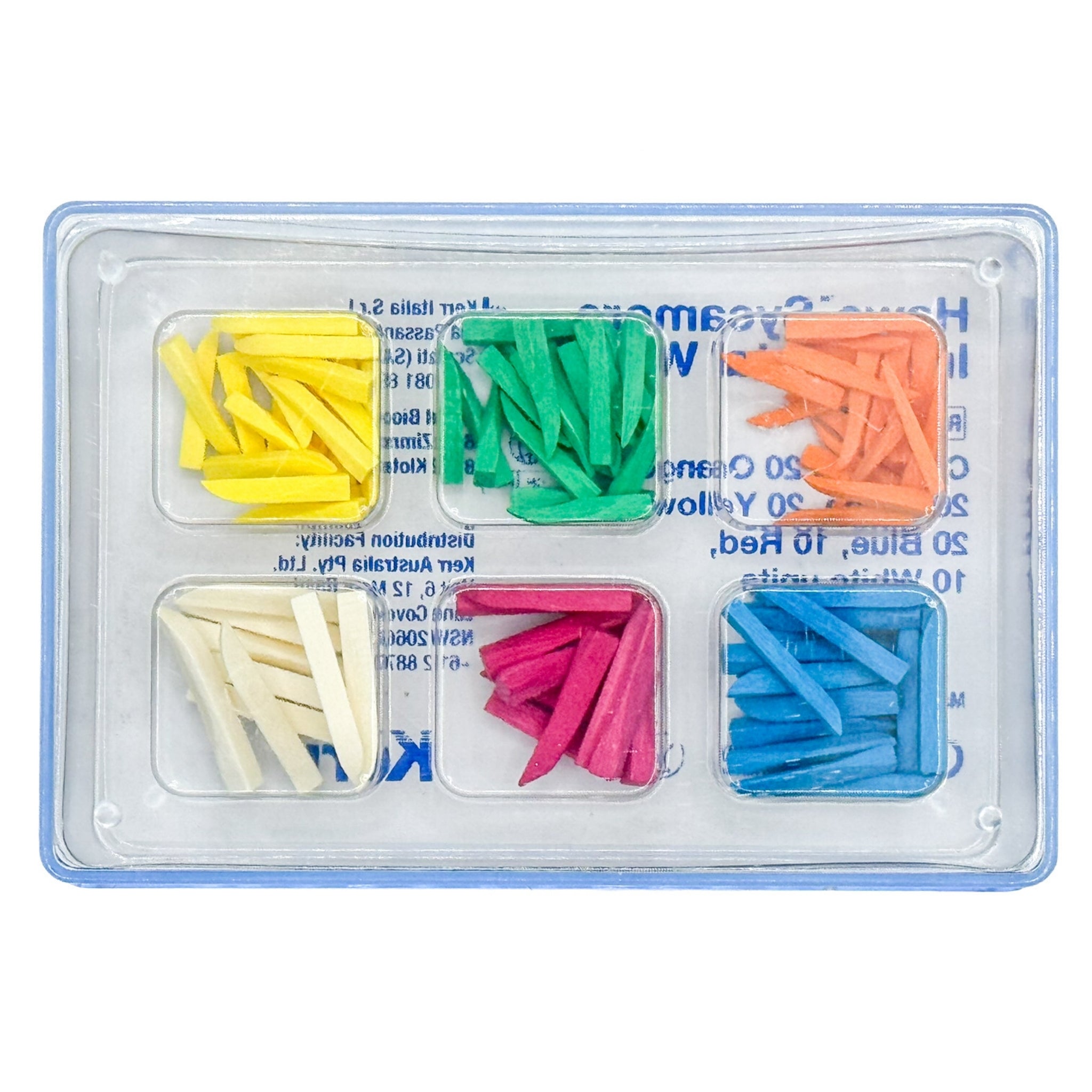 Cuñas Madera Surtidas 100 unid (Kerr)