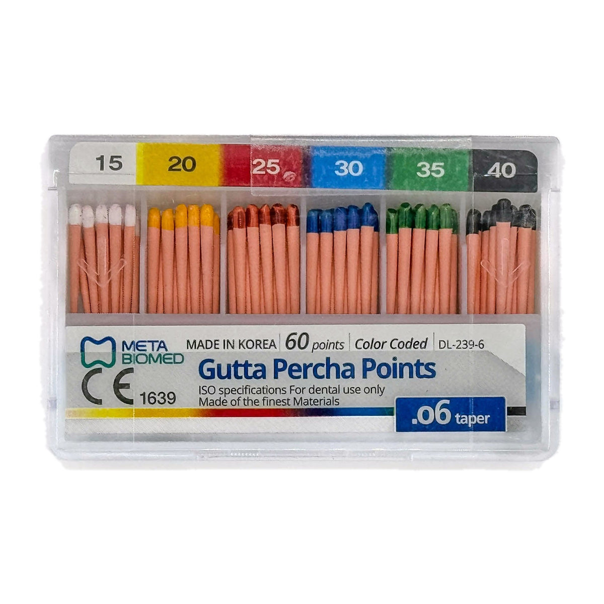 Gutapercha metabiomed E&Q plus (.06) 15-40