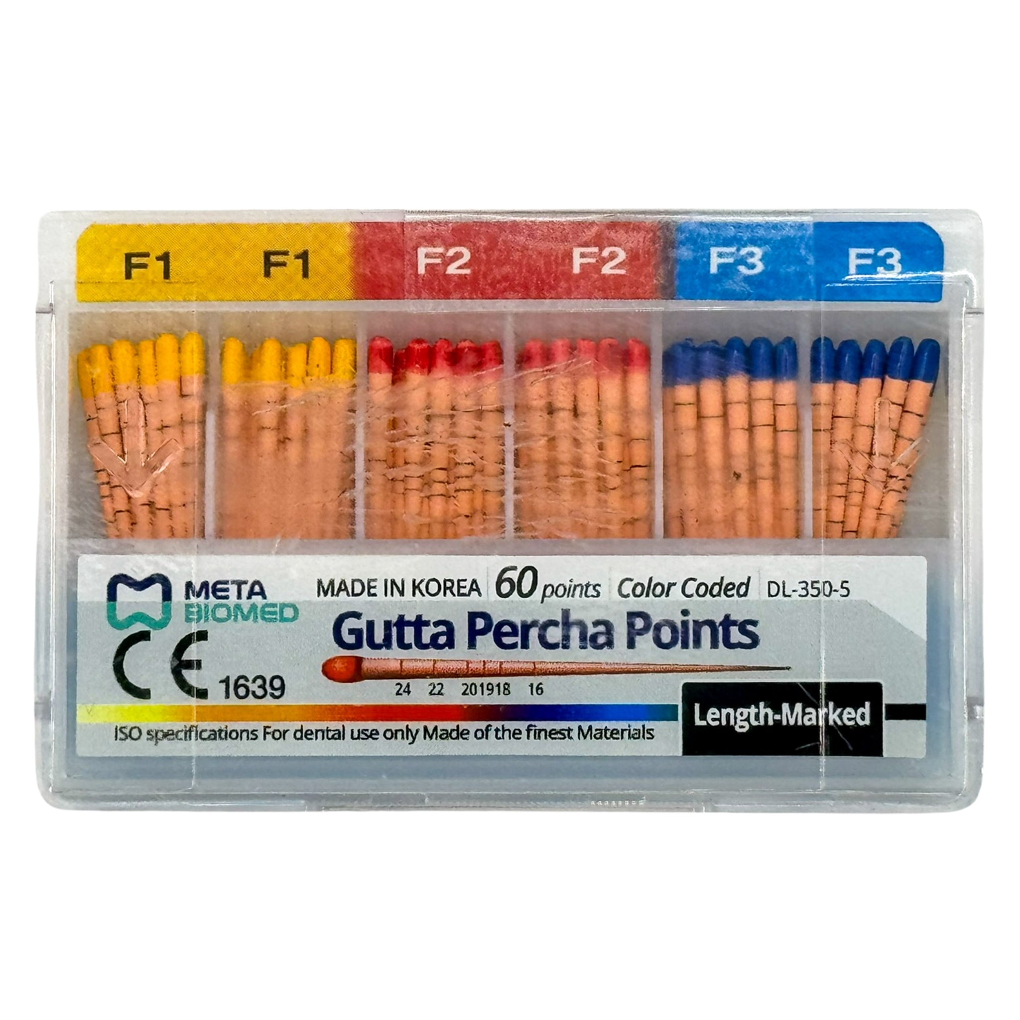 Gutta percha lm surtida tipo protaper metabiomed