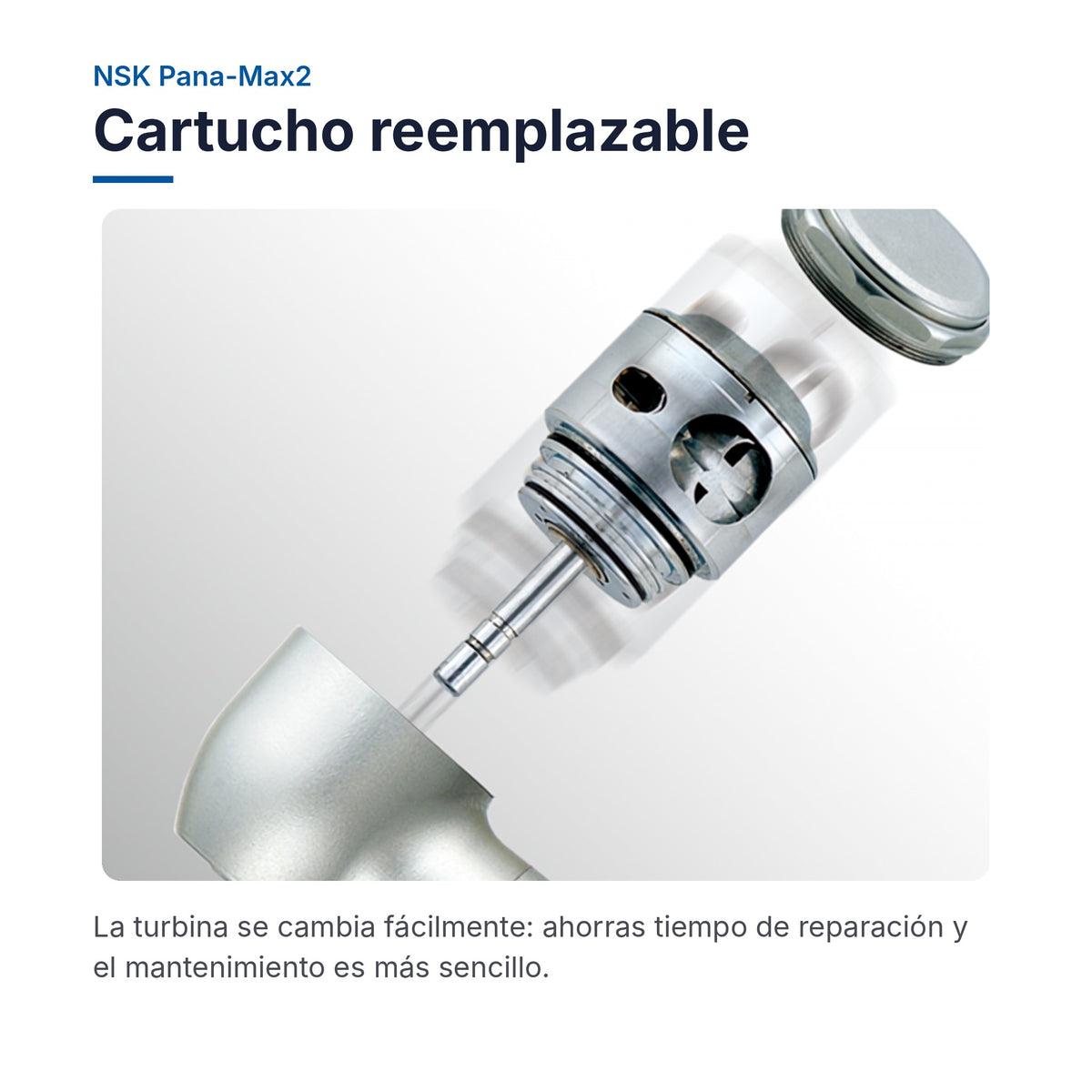 NSK Pana-Max2: cartucho reemplazable