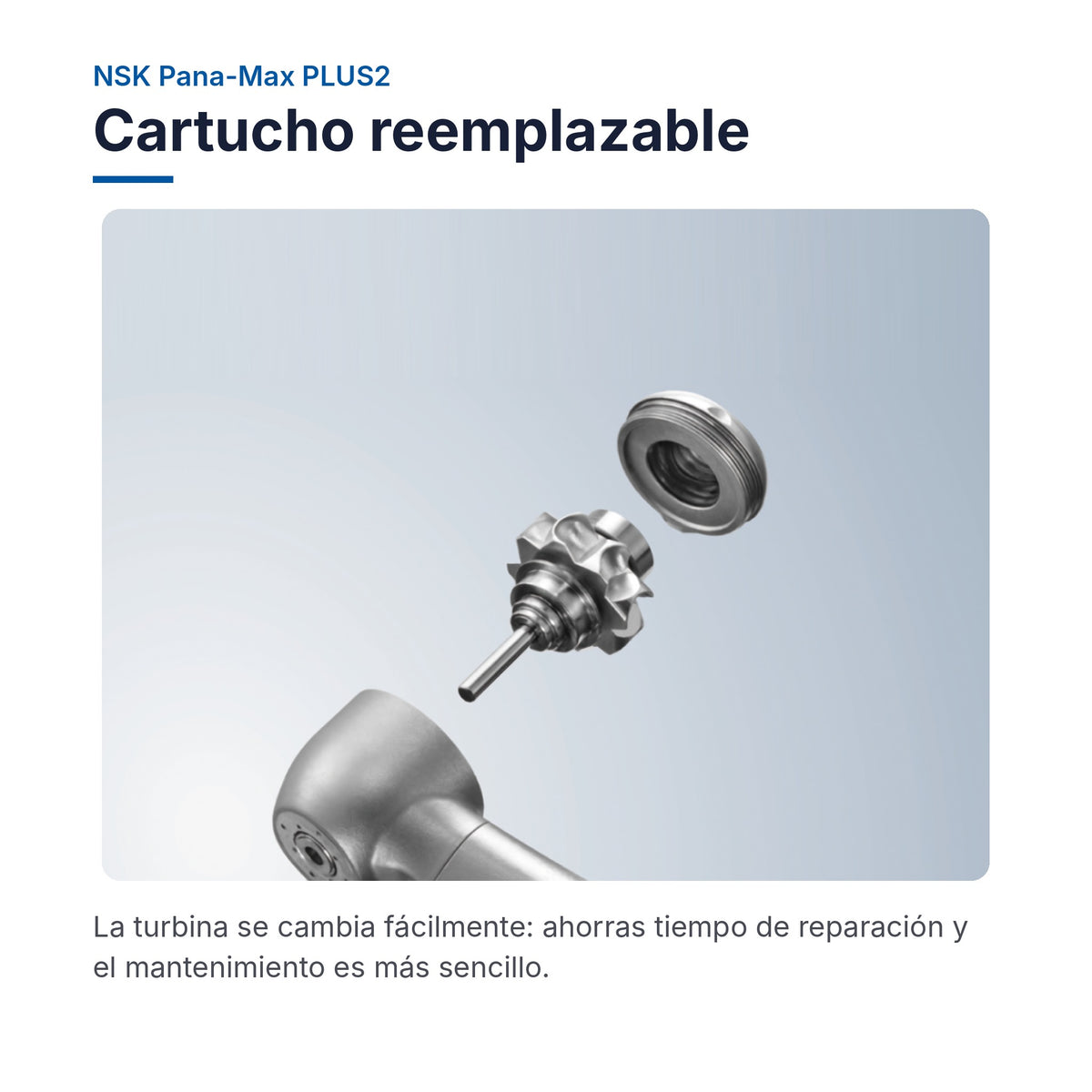 NSK Pana-Max PLUS2: Cartucho reemplazable