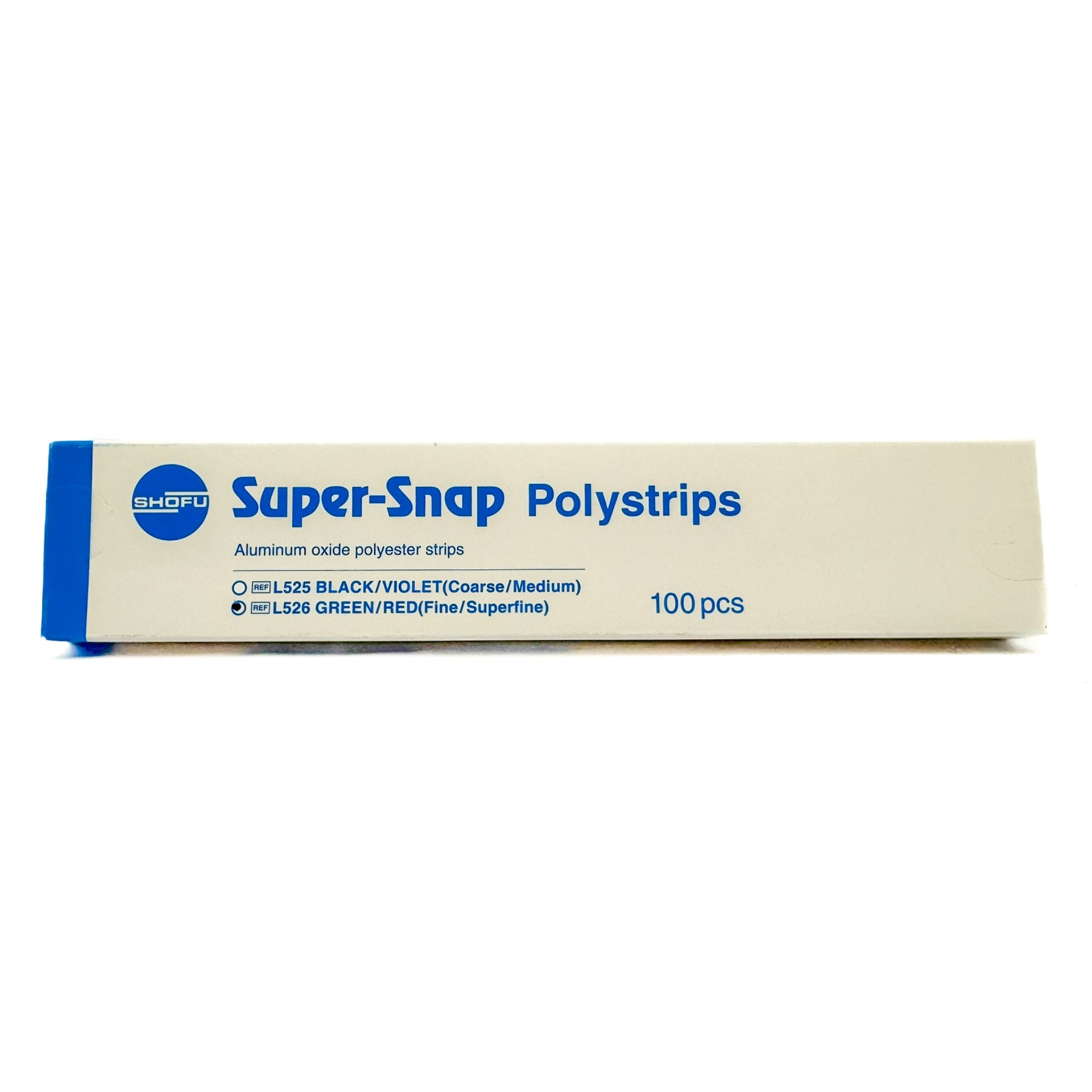 Polystrips green-red c/100 pzas Shofu