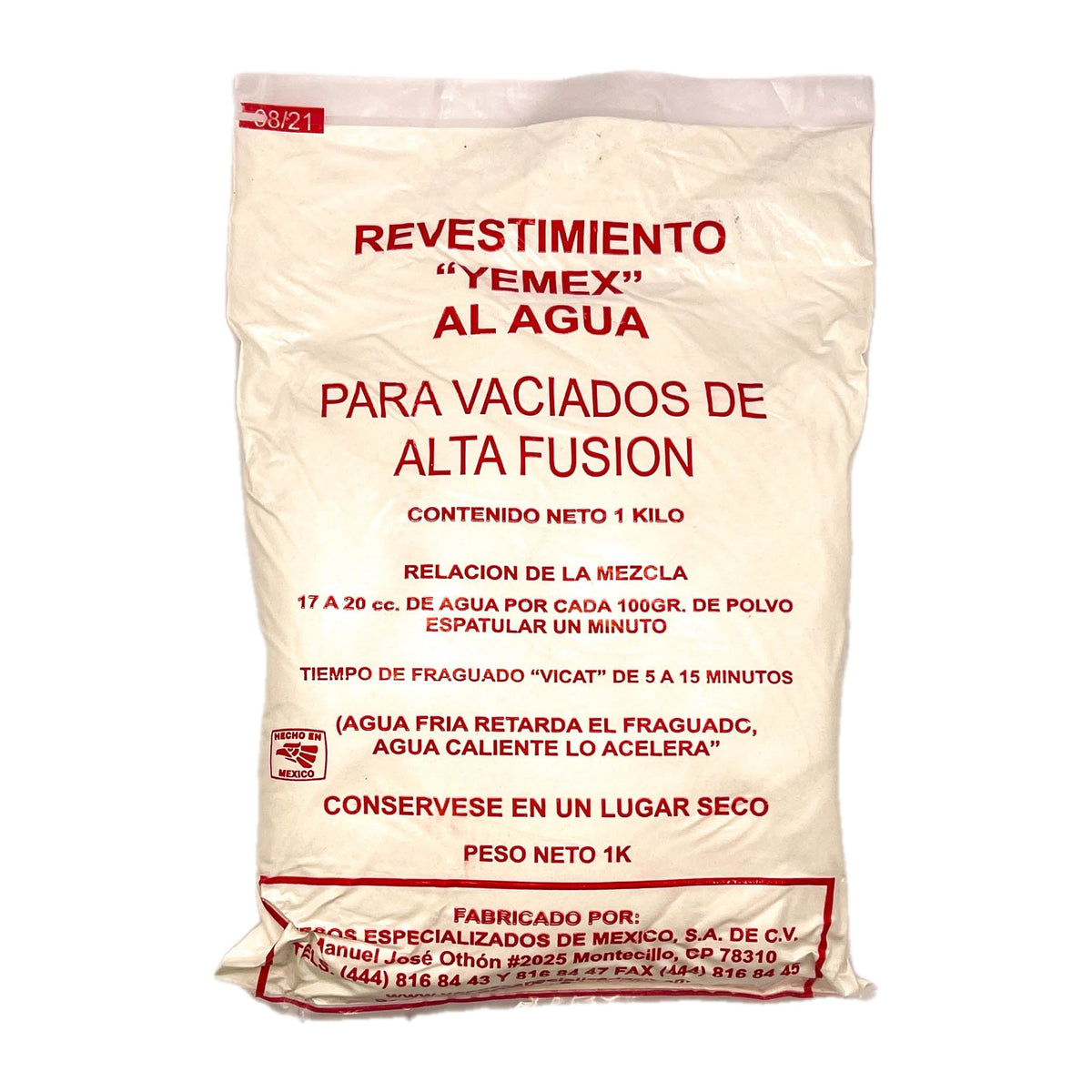 Yemex 1 kg (revestimiento al agua)