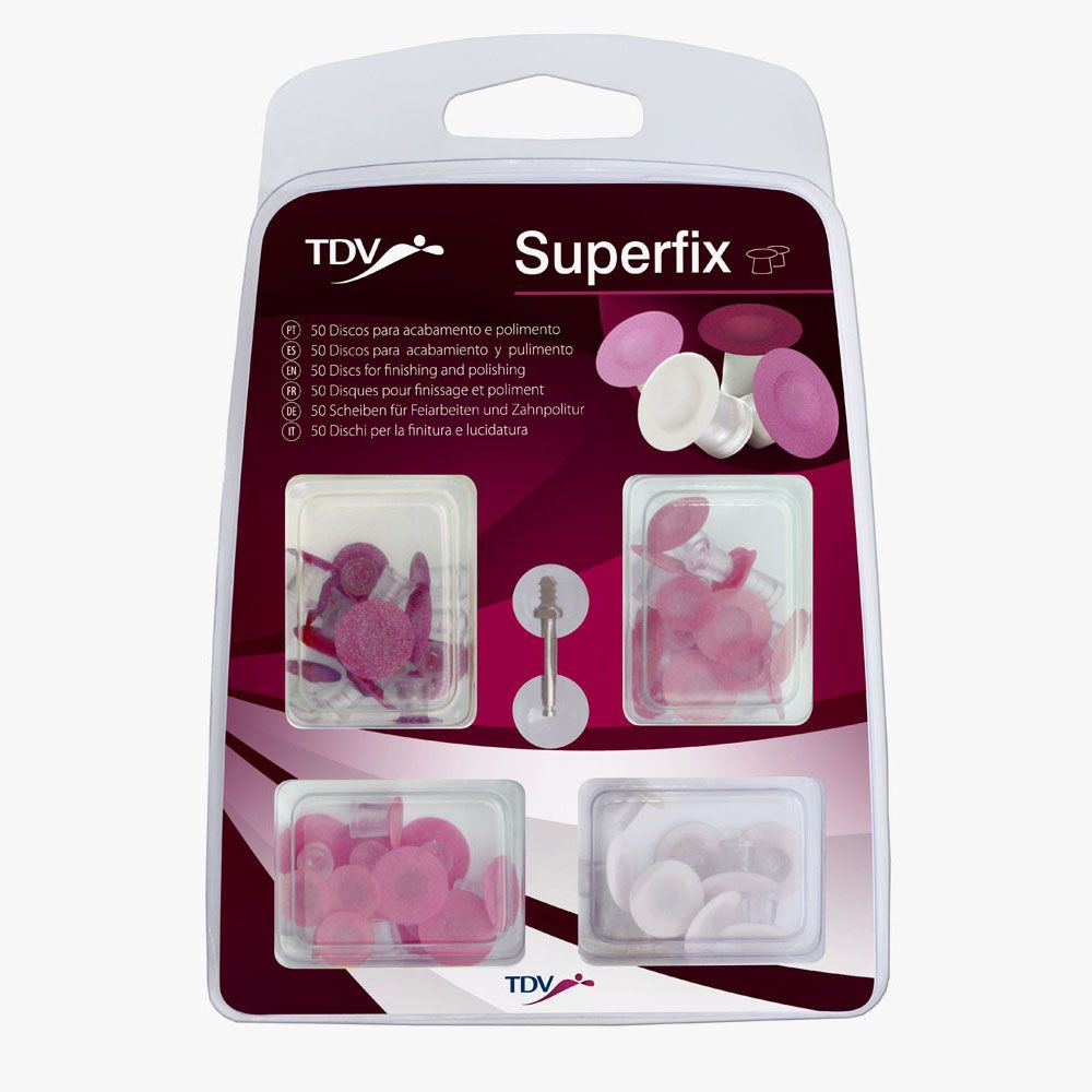 Superfix - 50 discos de lija surtidos + mandril — SKU T-3015 — foto 1