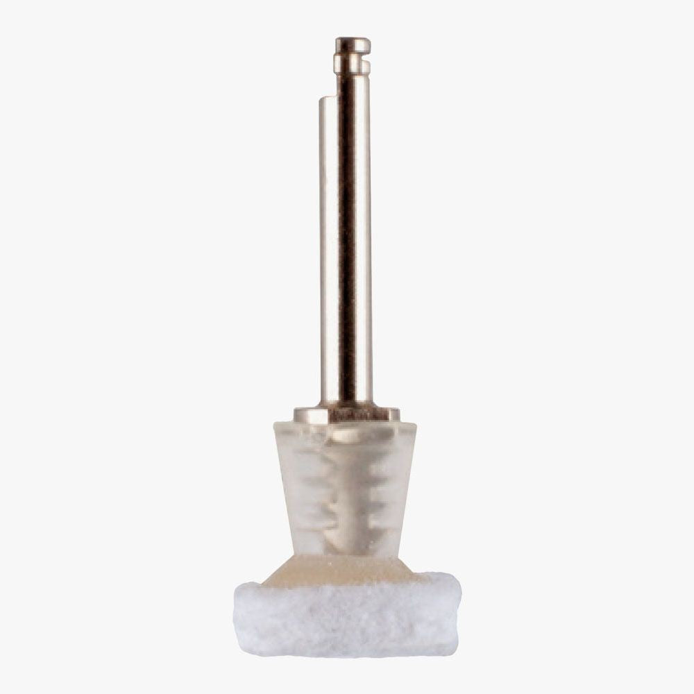 Polimax - 12 discos de fieltro impregnados de 9.5mm + mandril