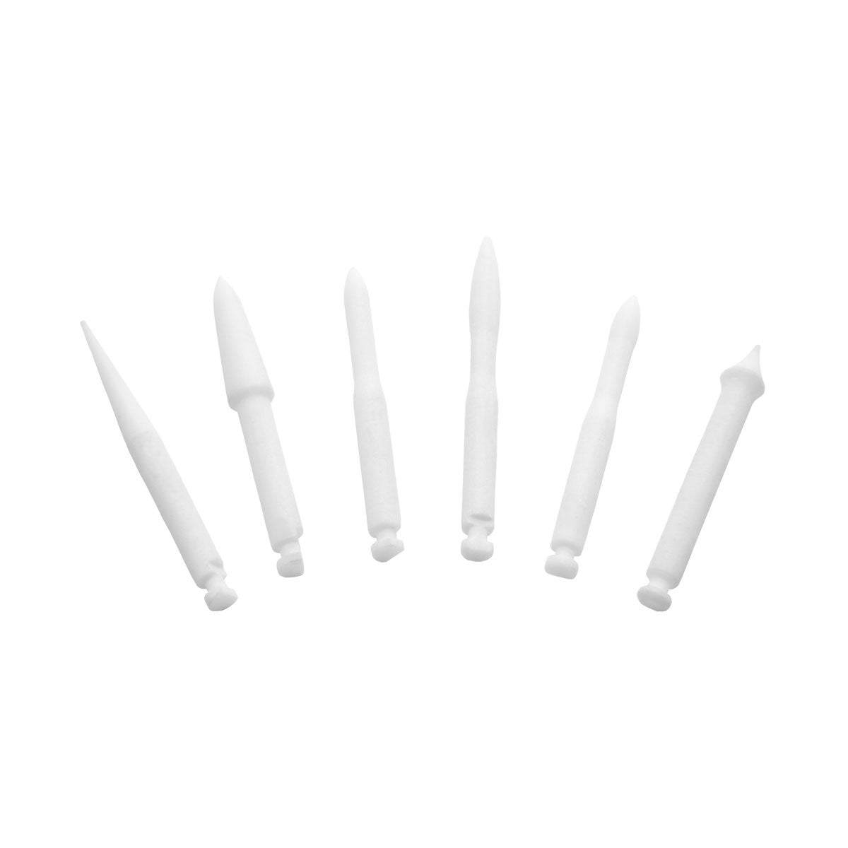 Fiberglass surtidas - 6 fresas fibra de vidrio surtidas