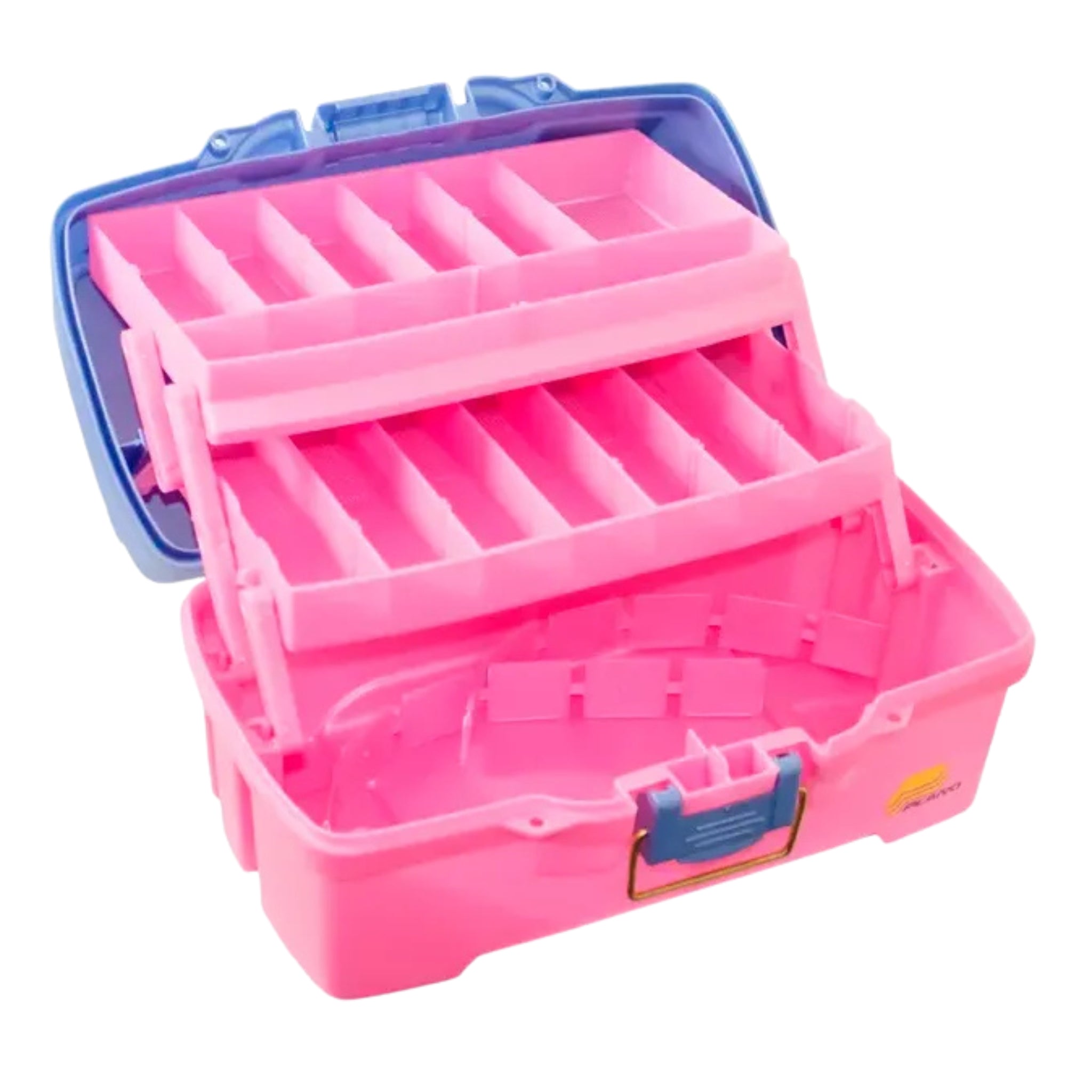 Caja plano 2 charolas 6202 rosa 14.25x8.5x7.75