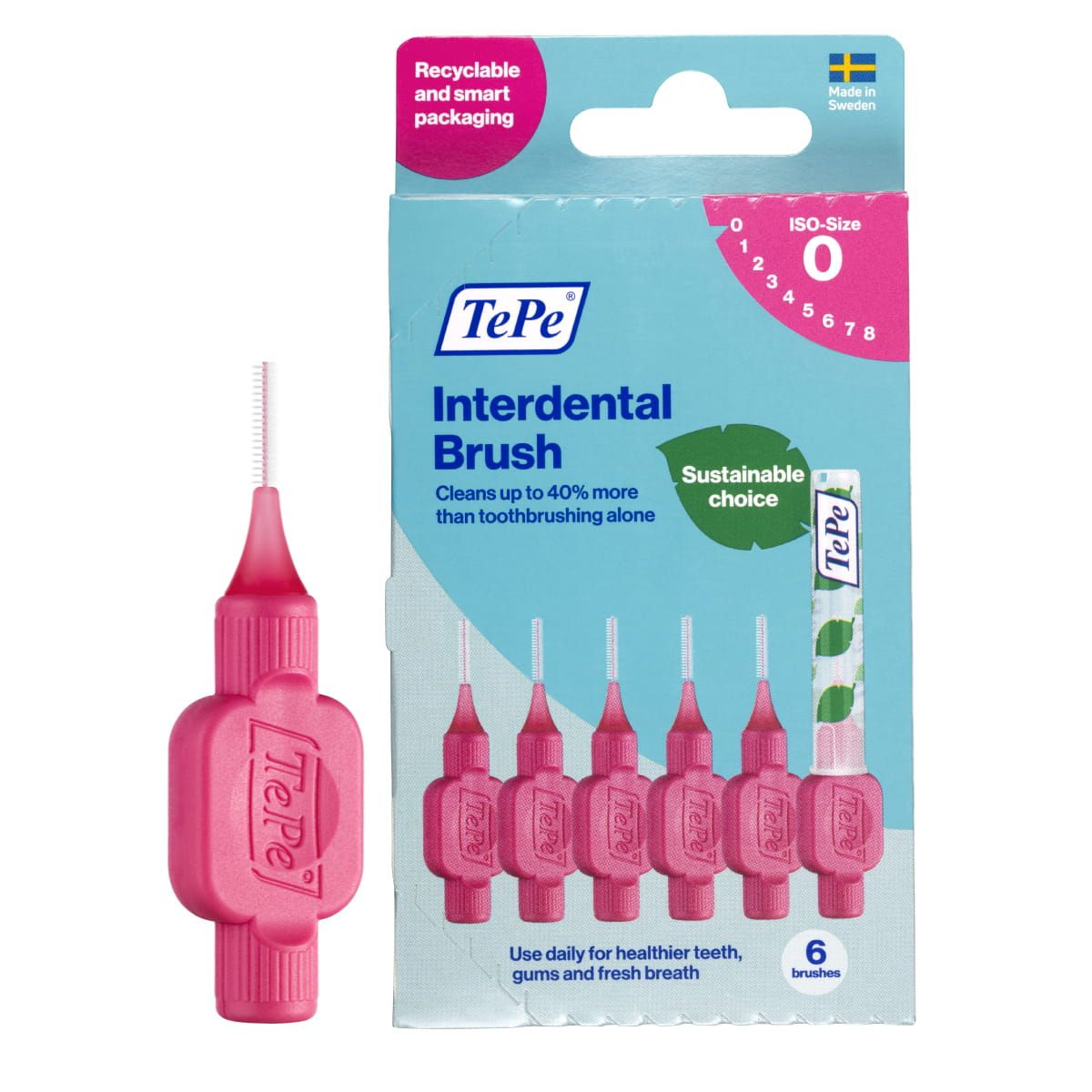 Idb - cepillo interdental original blister 6 pzs — .4mm — SKU TP-IDBOCS0 — foto 1