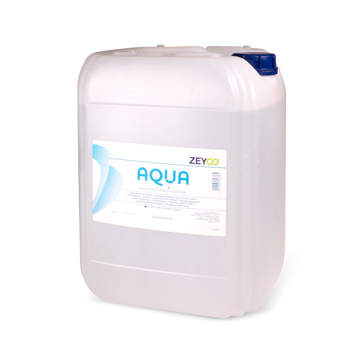 Aqua 20l - agua tridestilada desionizada