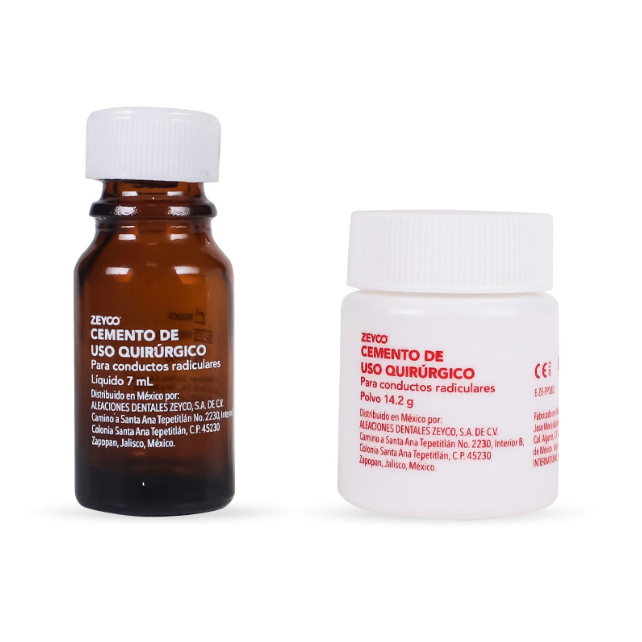 Cemento de uso quirurgico para conductos radiculares