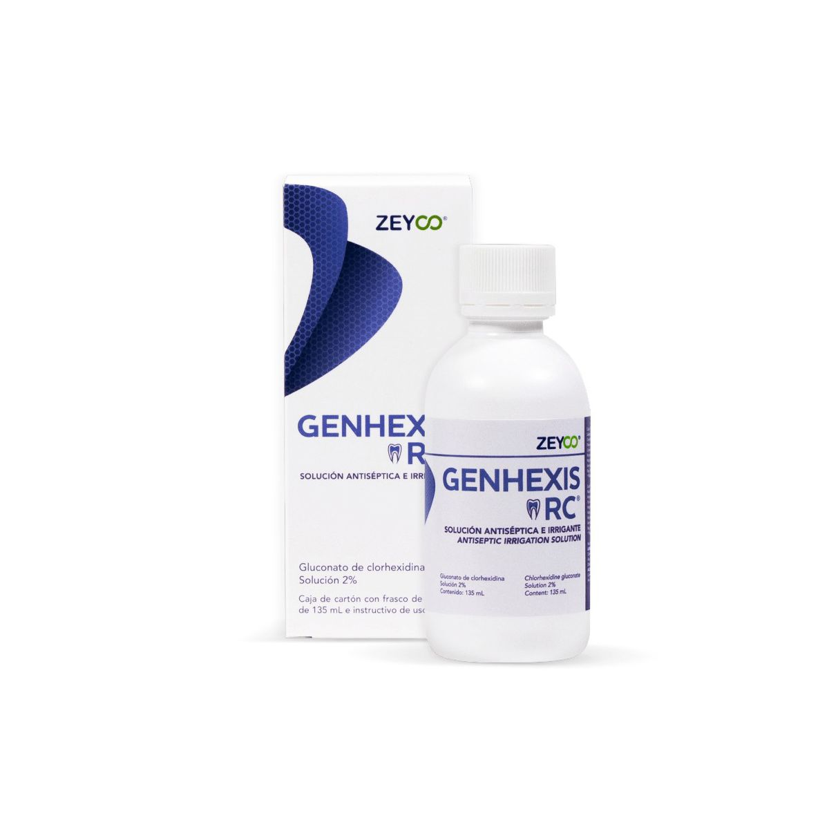 Genhexis bote 135ml - gluconato de clorhexidina al 2% caducidad oct 2026 — SKU ZE-GXISB135 — foto 1