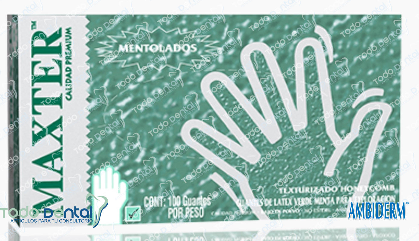 Guante maxter mentolado Ambiderm