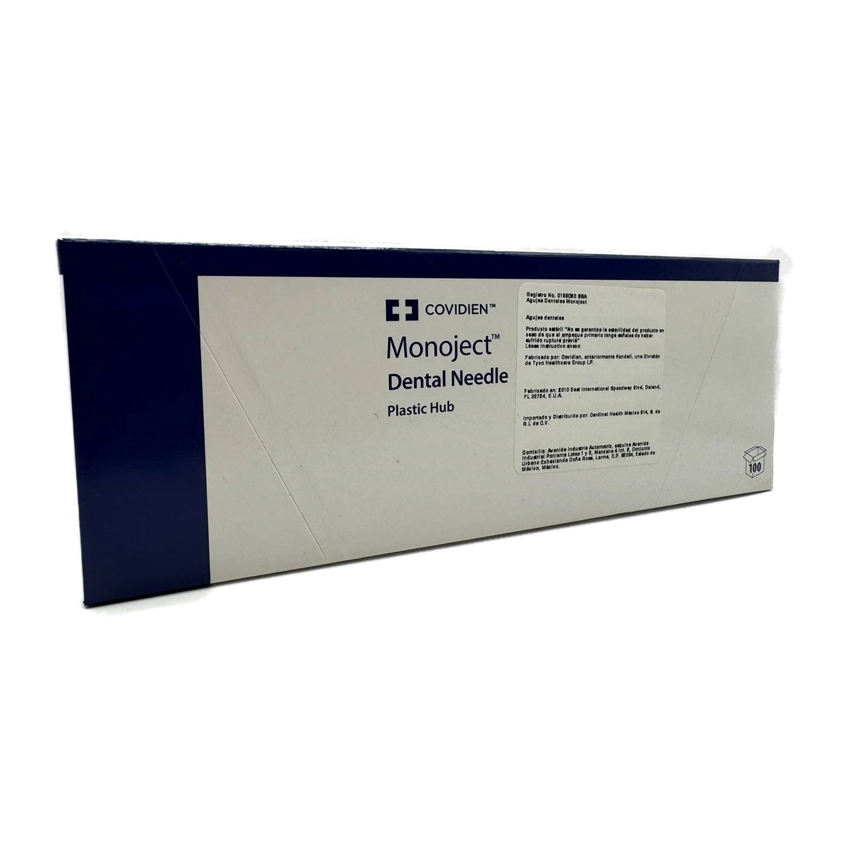 Aguja dental monoject