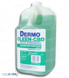 Clor benzalconio dermocleen jabon cbd bote 4 l pza