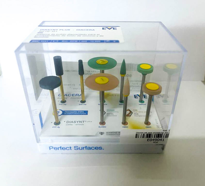 Diacera set para zirconia hp 321 c/9 pz p55l