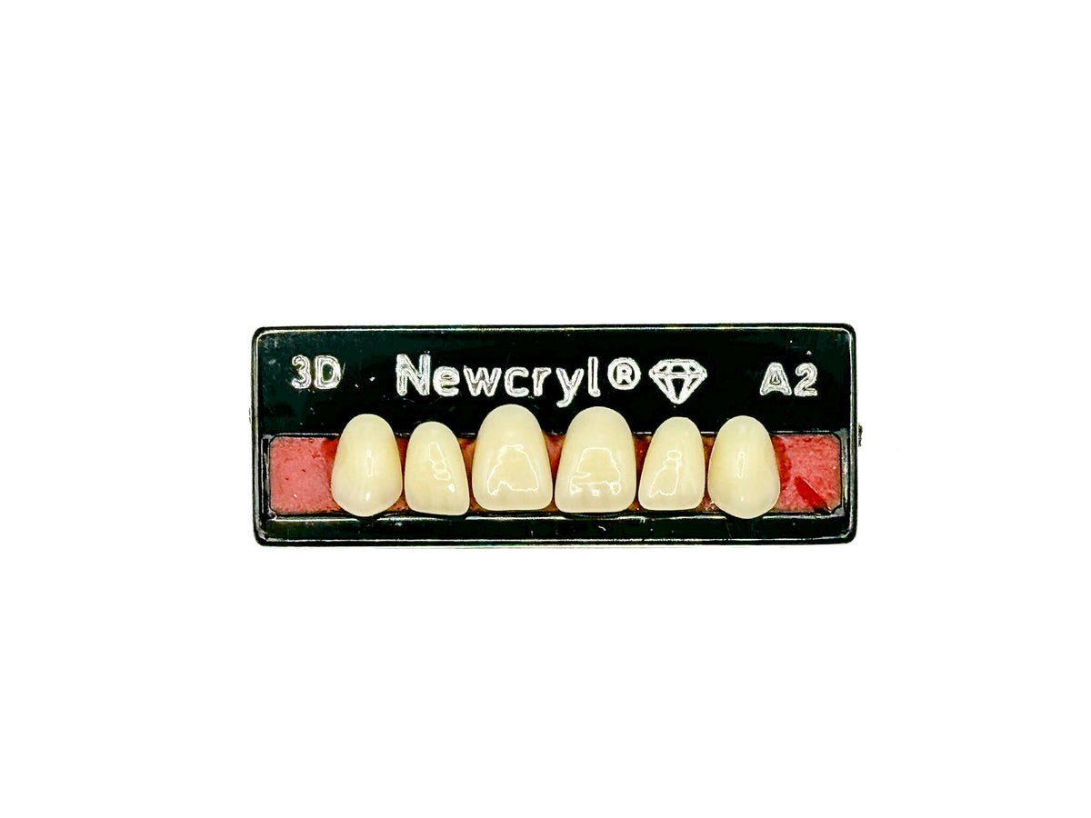 Dientes newcryl superior anterior moldes chicos y medianos